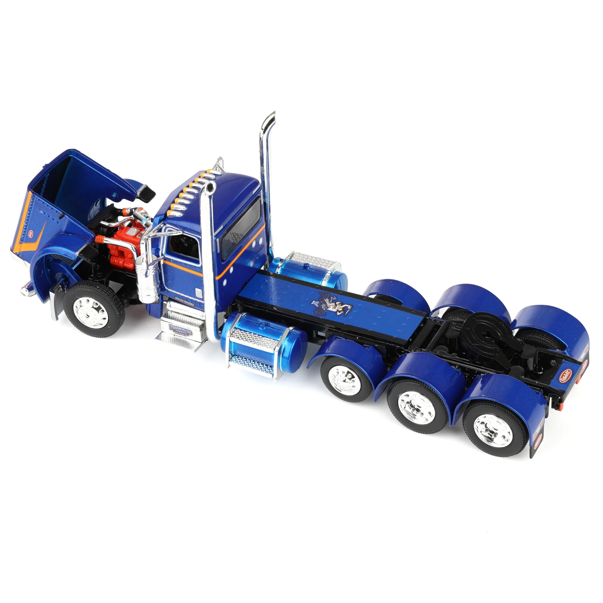 1/64 Peterbilt 389 Semi Truck with Walker Food Grade Tank Trailer, Finnesgard Trucking, DCP by First Gear - Image 6