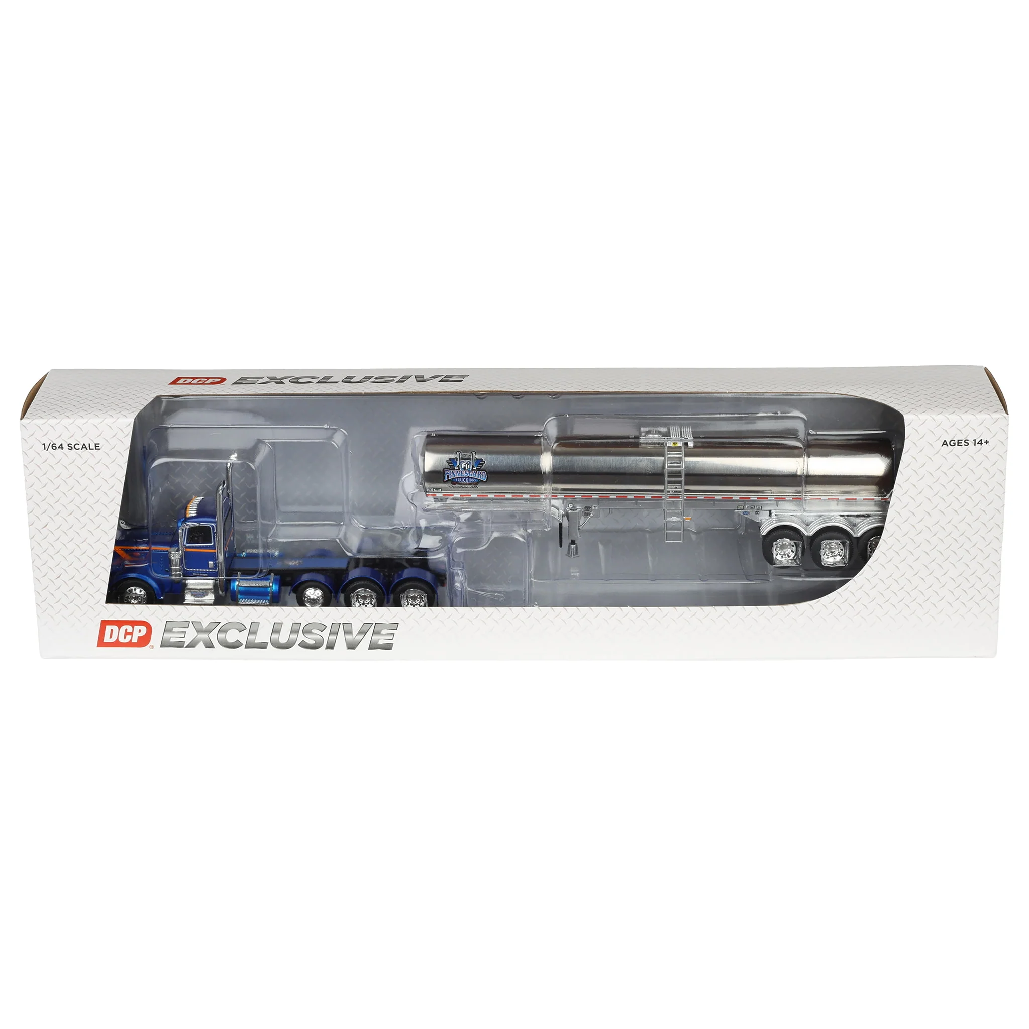 1/64 Peterbilt 389 Semi Truck with Walker Food Grade Tank Trailer, Finnesgard Trucking, DCP by First Gear - Image 7