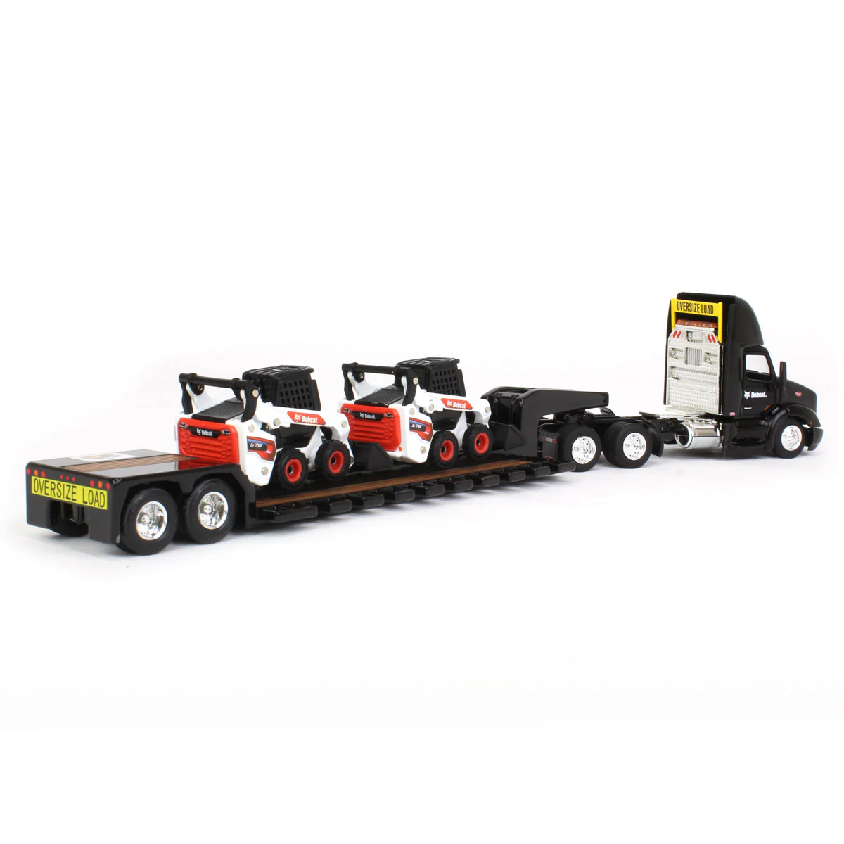 1/64 Peterbilt 579 Semi Truck with Lowboy Trailer & 2 Bobcat S76 Skid-Steer Loaders by ERTL, 2022 NTT'NC Show - Image 3