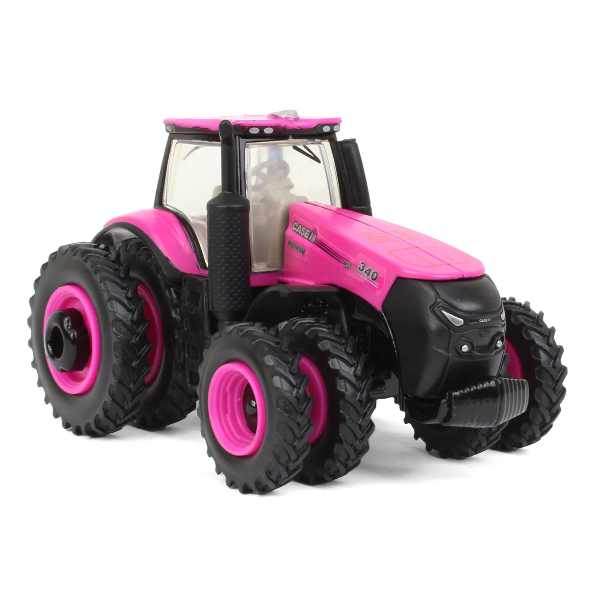 1/64 Pink Case IH AFS Connect Magnum 340 Tractor with Front & Rear Duals by ERTL - Image 2