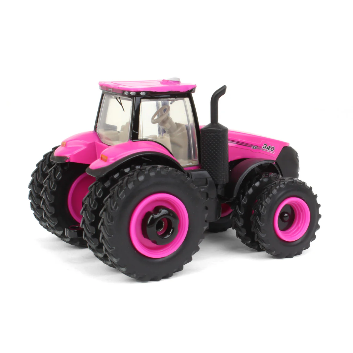 1/64 Pink Case IH AFS Connect Magnum 340 Tractor with Front & Rear Duals by ERTL - Image 3