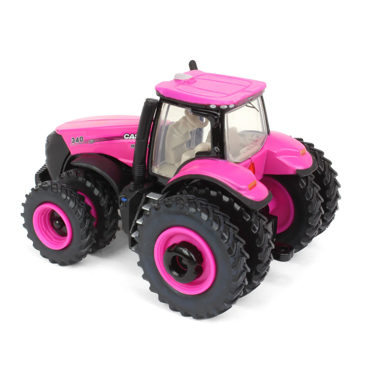 1/64 Pink Case IH AFS Connect Magnum 340 Tractor with Front & Rear Duals by ERTL - Image 4