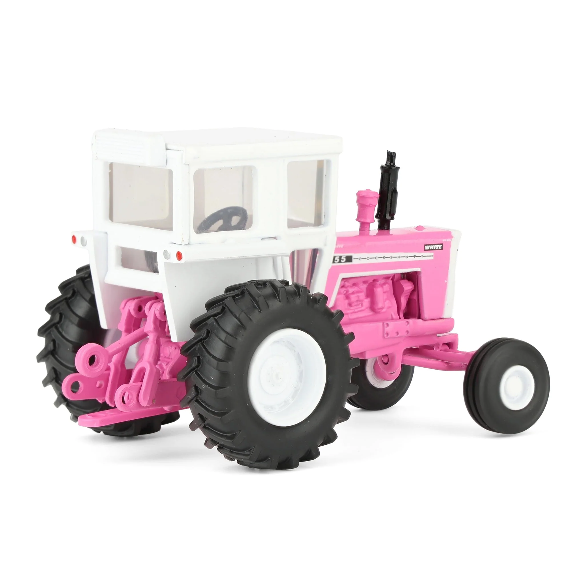 1/64 Pink Cockshutt 1755 Tractor with Wide Front & Cab by SpecCast - Image 3