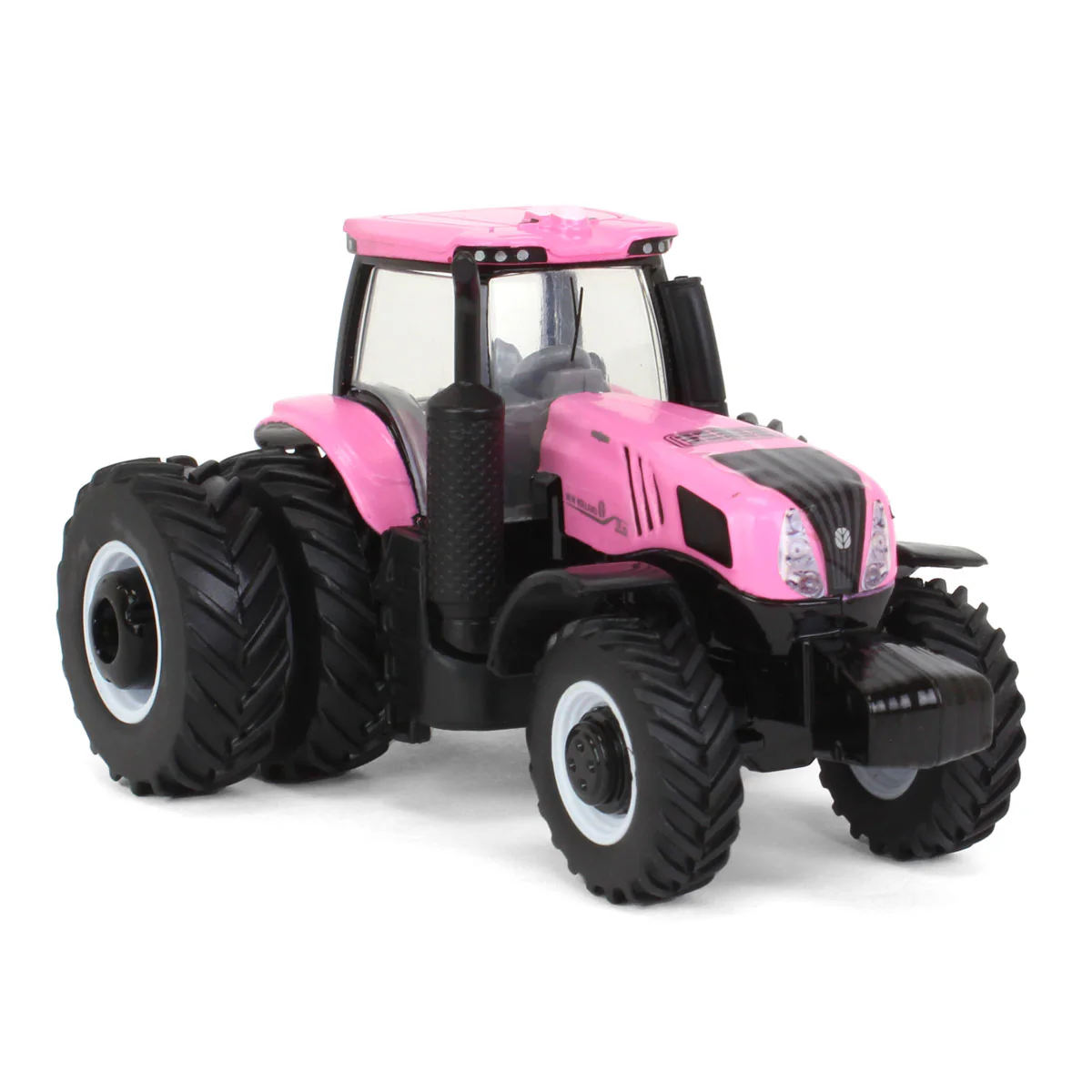 1/64 Pink New Holland Genesis T8.380 Tractor with Rear Duals by ERTL - Image 2