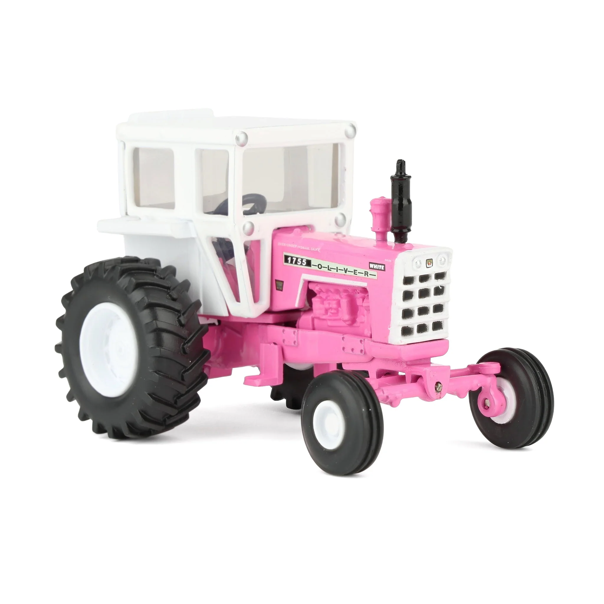 1/64 Pink Oliver 1755 Tractor with Wide Front & Cab by SpecCast - Image 2