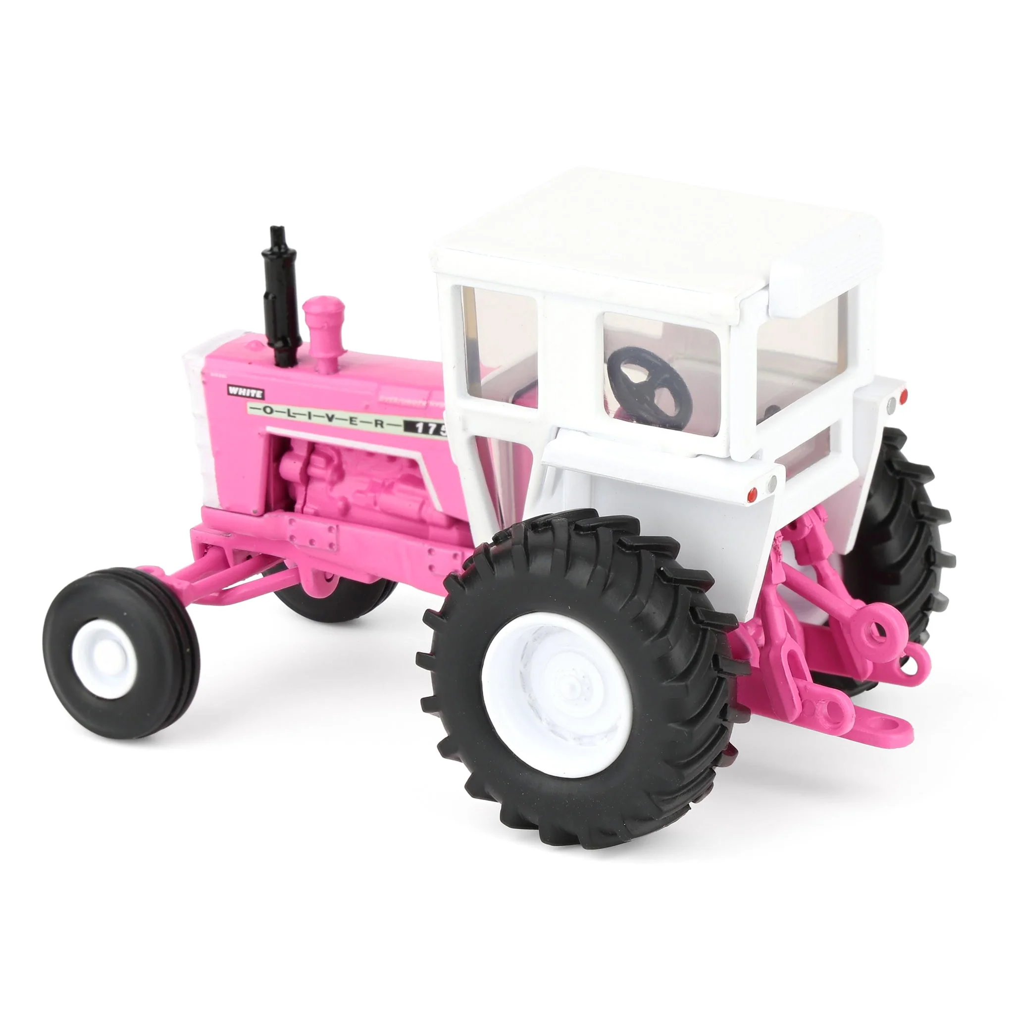 1/64 Pink Oliver 1755 Tractor with Wide Front & Cab by SpecCast - Image 4
