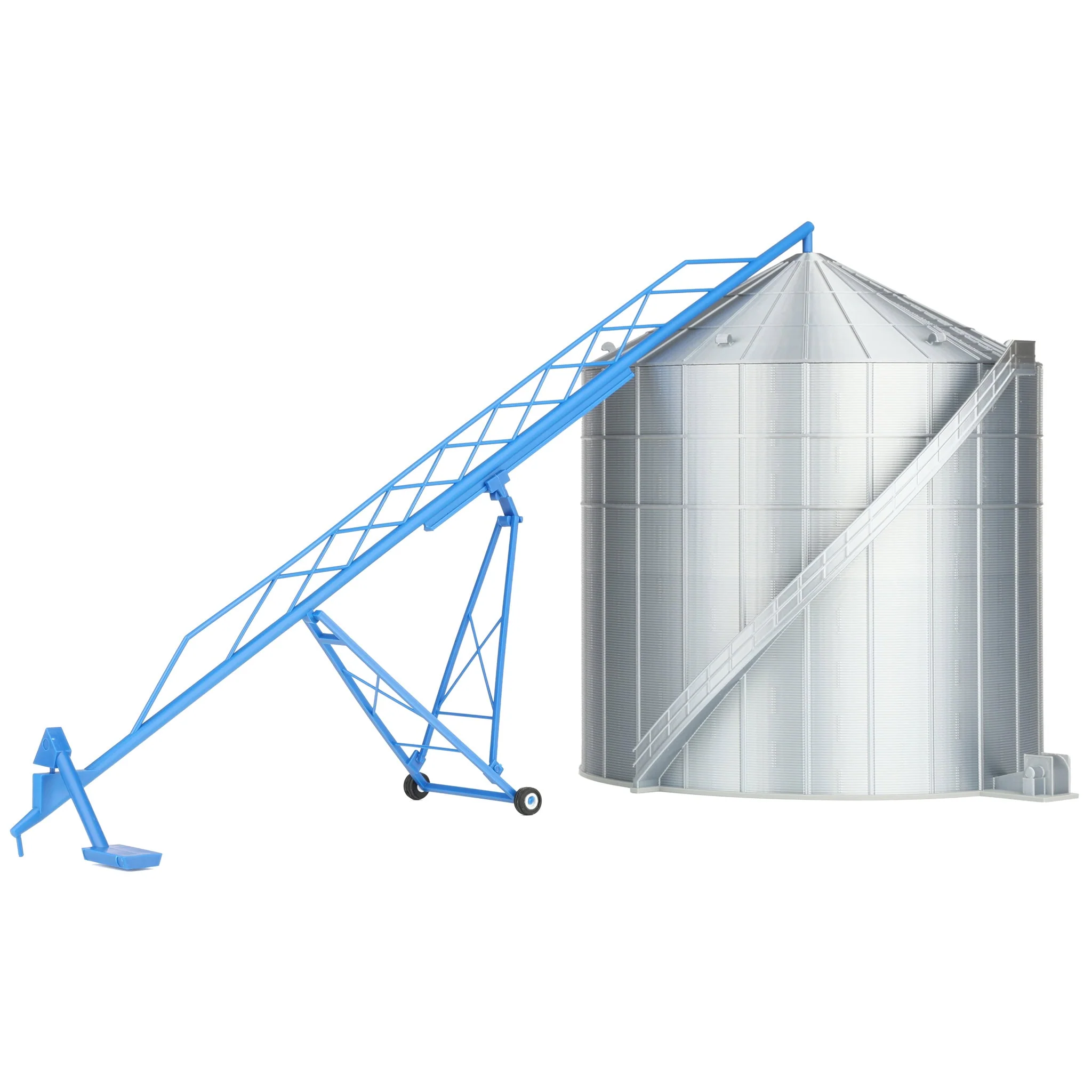 1/64 Plastic 115ft Grain Auger, Blue - Image 5