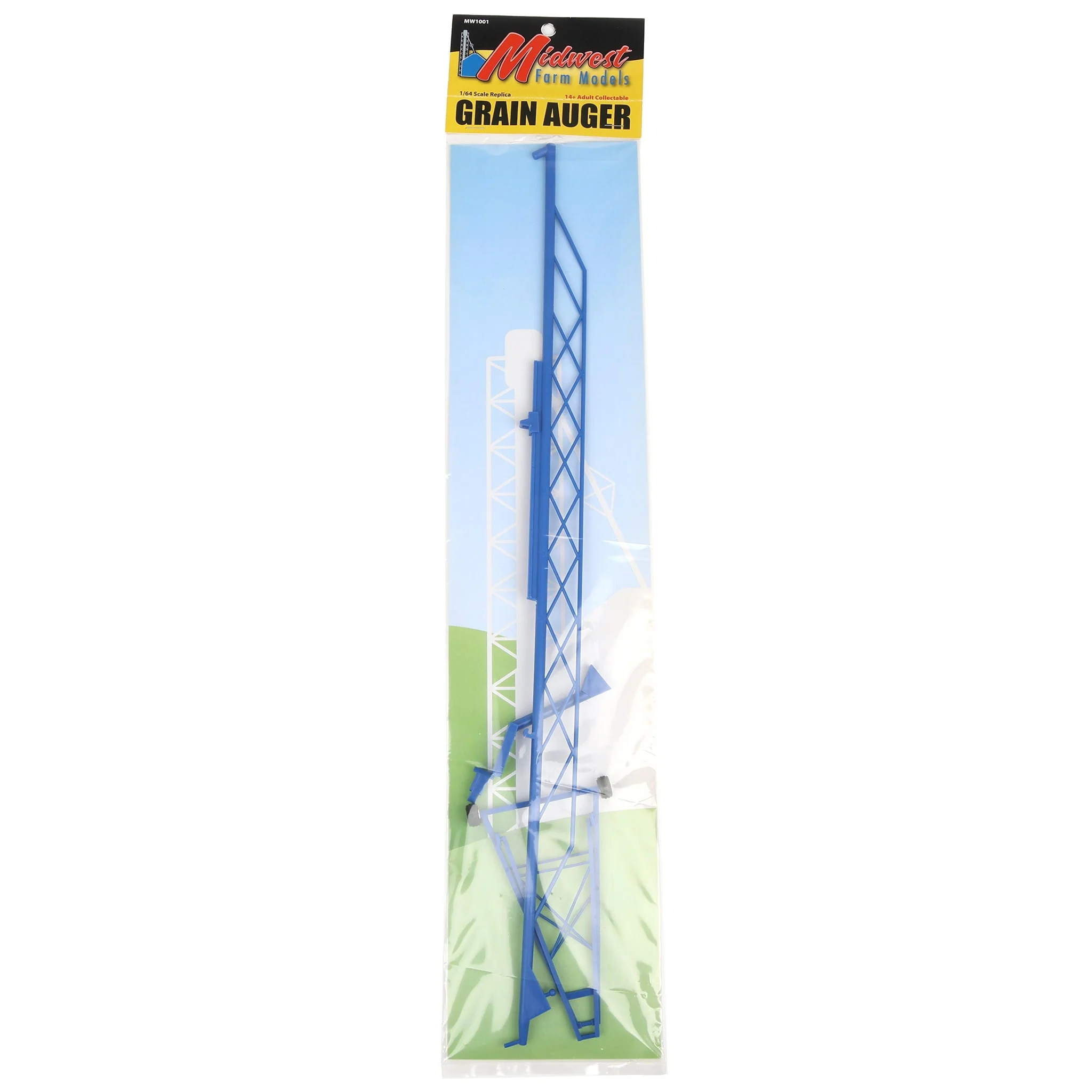 1/64 Plastic 115ft Grain Auger, Blue - Image 6