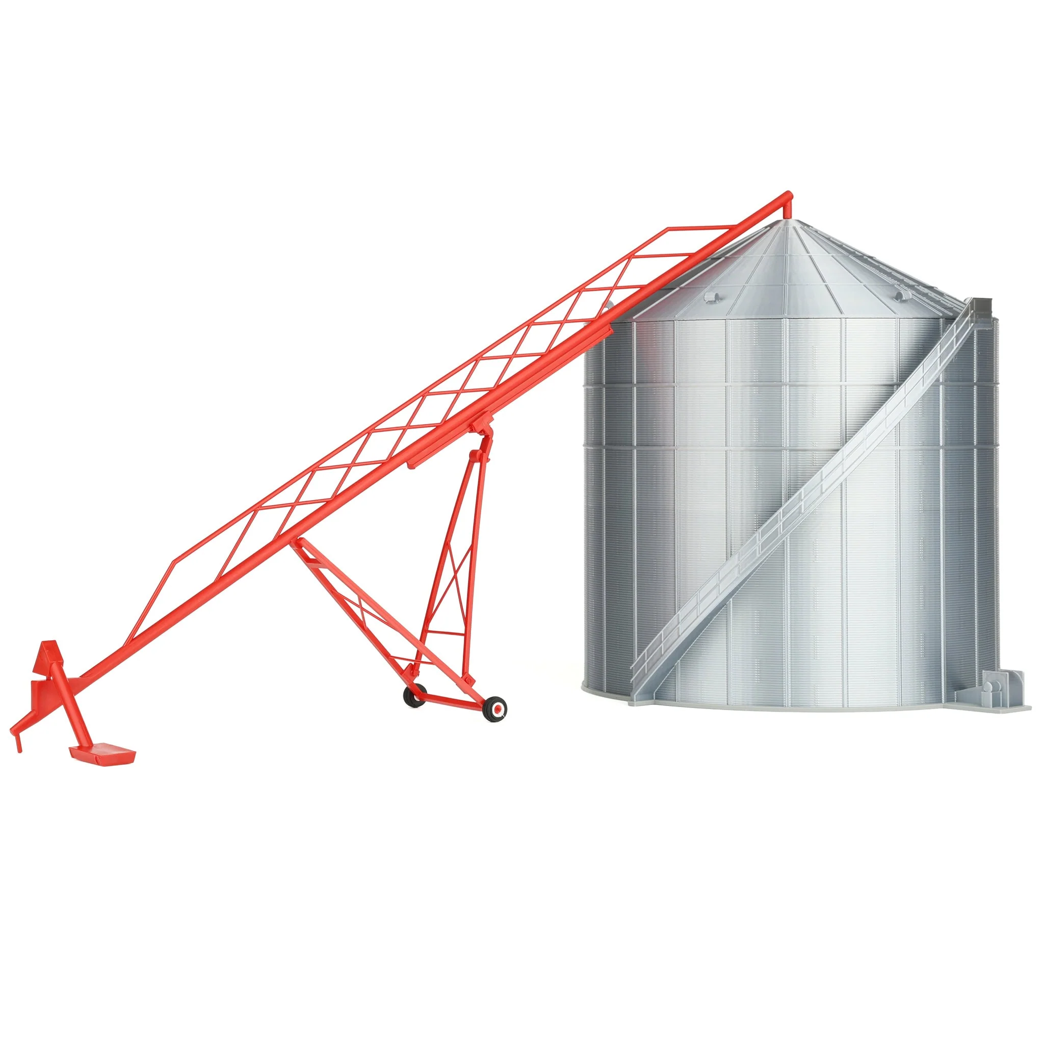 1/64 Plastic 115ft Grain Auger, Red - Image 5