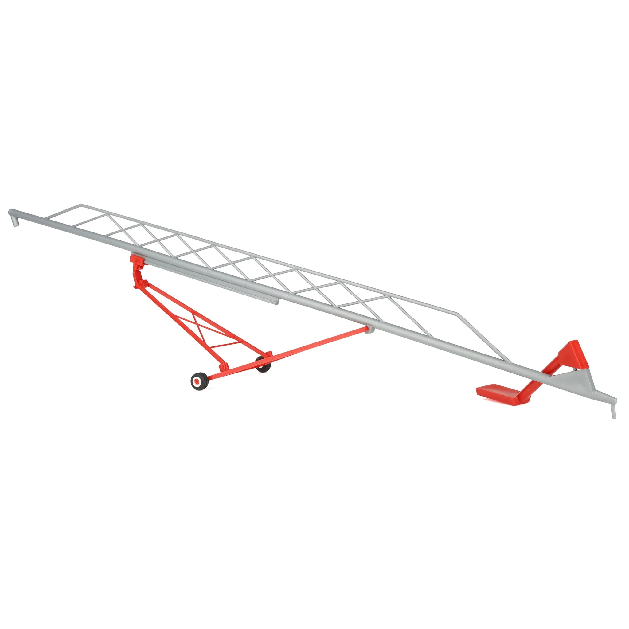 1/64 Plastic 115ft Grain Auger, Red & Silver - Image 2