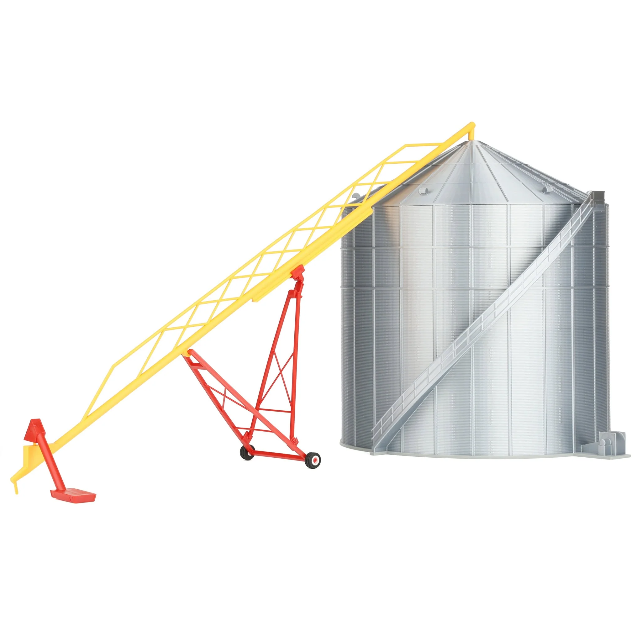 1/64 Plastic 115ft Grain Auger, Red & Yellow - Image 5