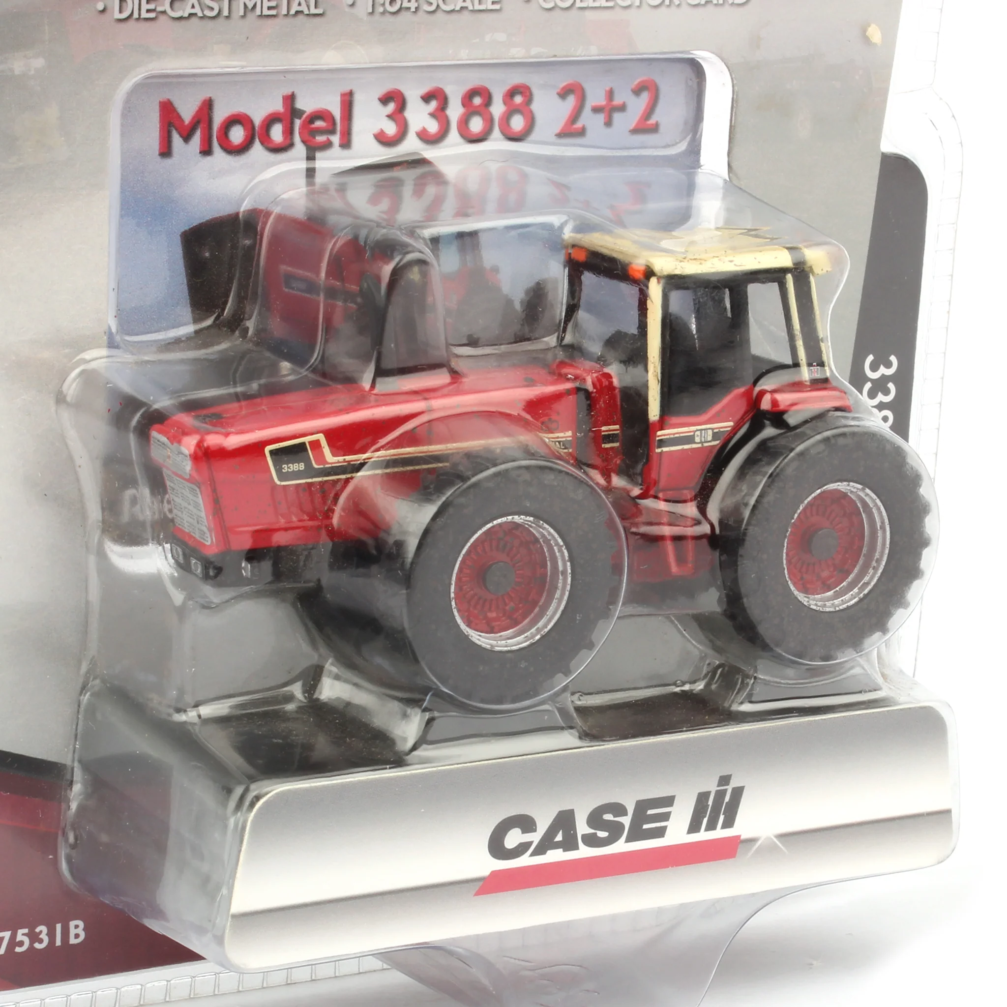 "Muddy" Edition ~ 1/64 International 3388 2+2 4WD Tractor with White Cab, ERTL Premiere #7 - Image 2