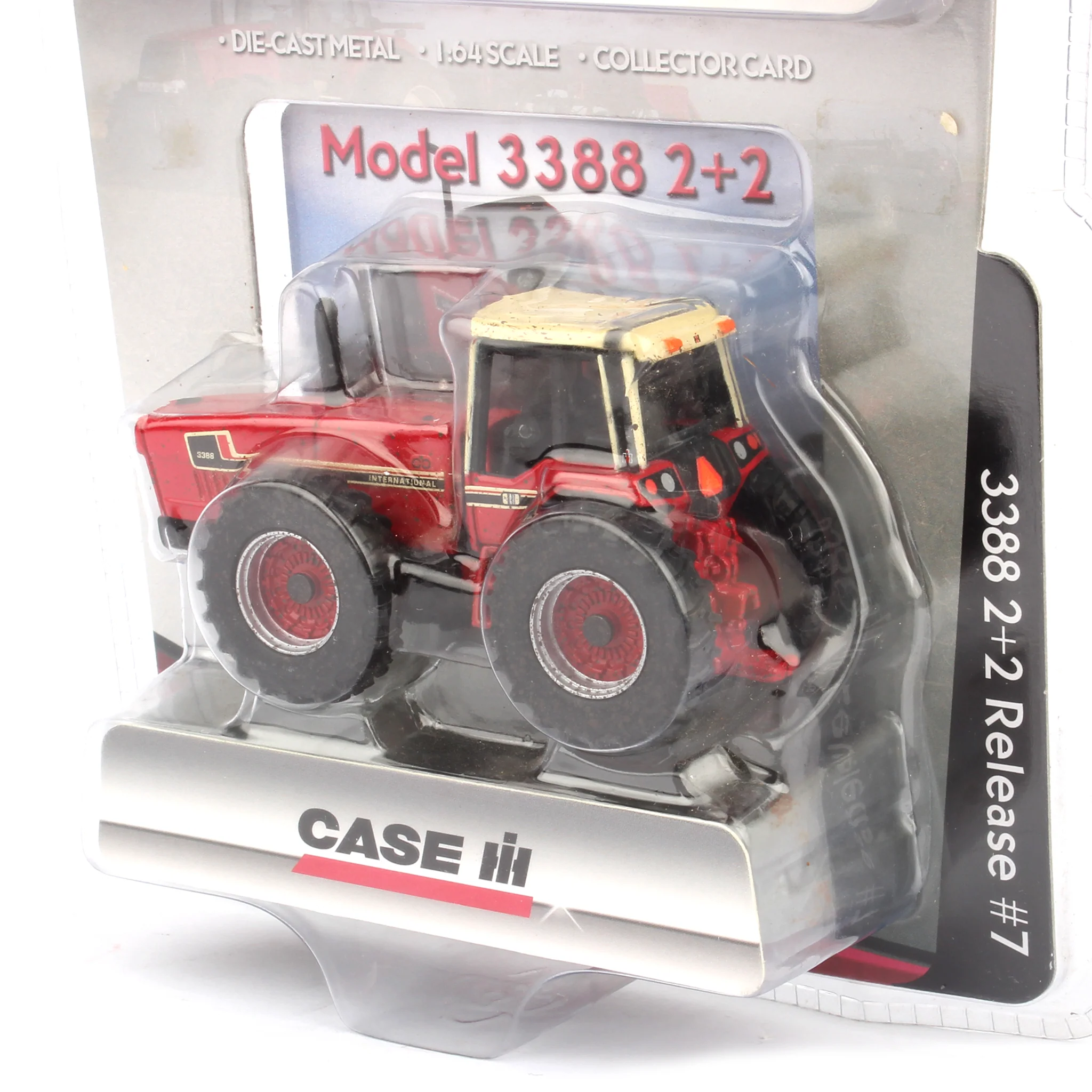 "Muddy" Edition ~ 1/64 International 3388 2+2 4WD Tractor with White Cab, ERTL Premiere #7 - Image 3