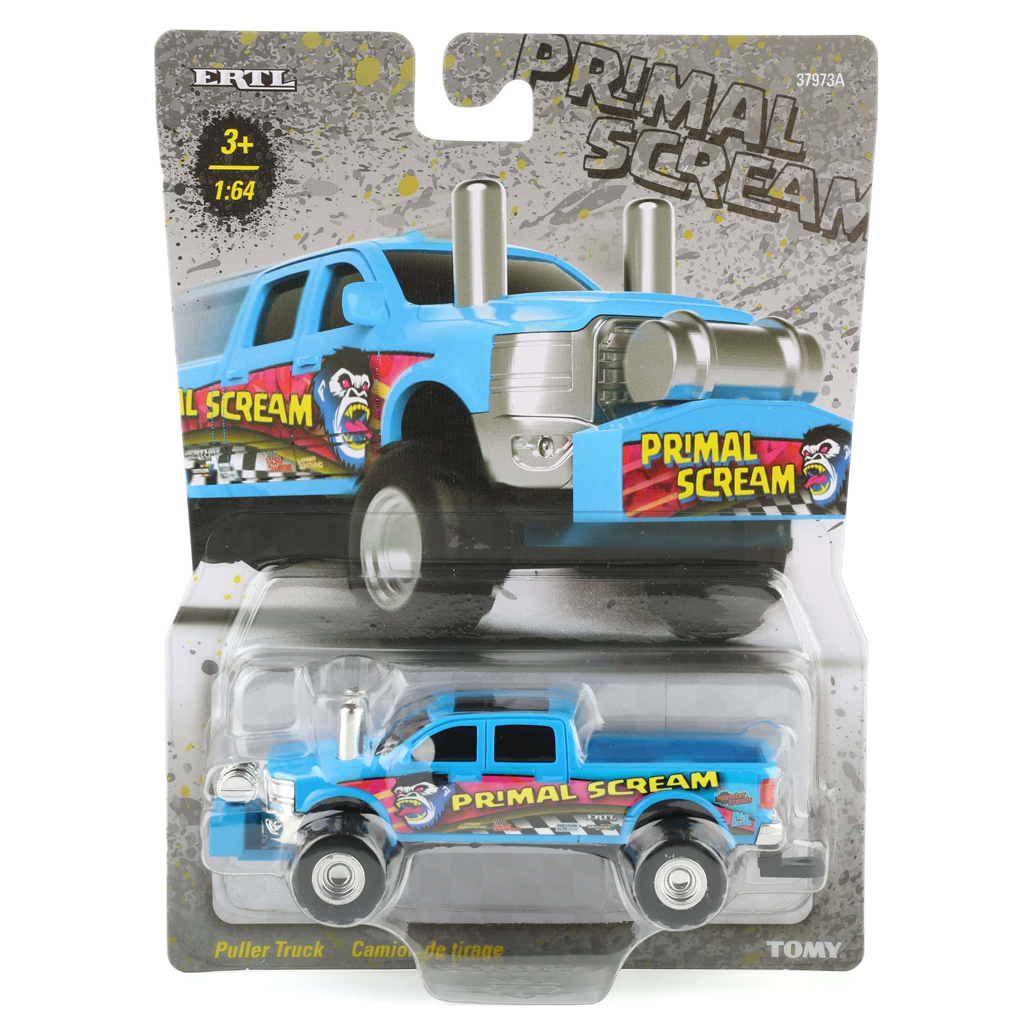 1/64 "Primal Scream" Blue Pulling Truck by ERTL - Image 7