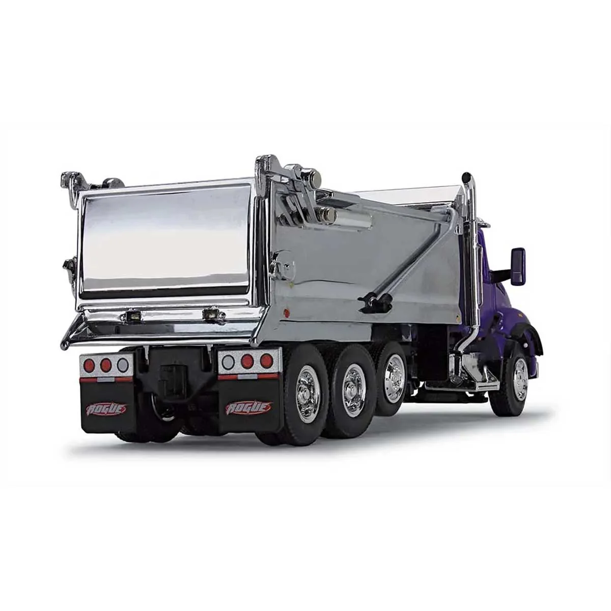 1/64 Purple Chrome Kenworth T880 Rogue Dump, DCP by First Gear - Image 2