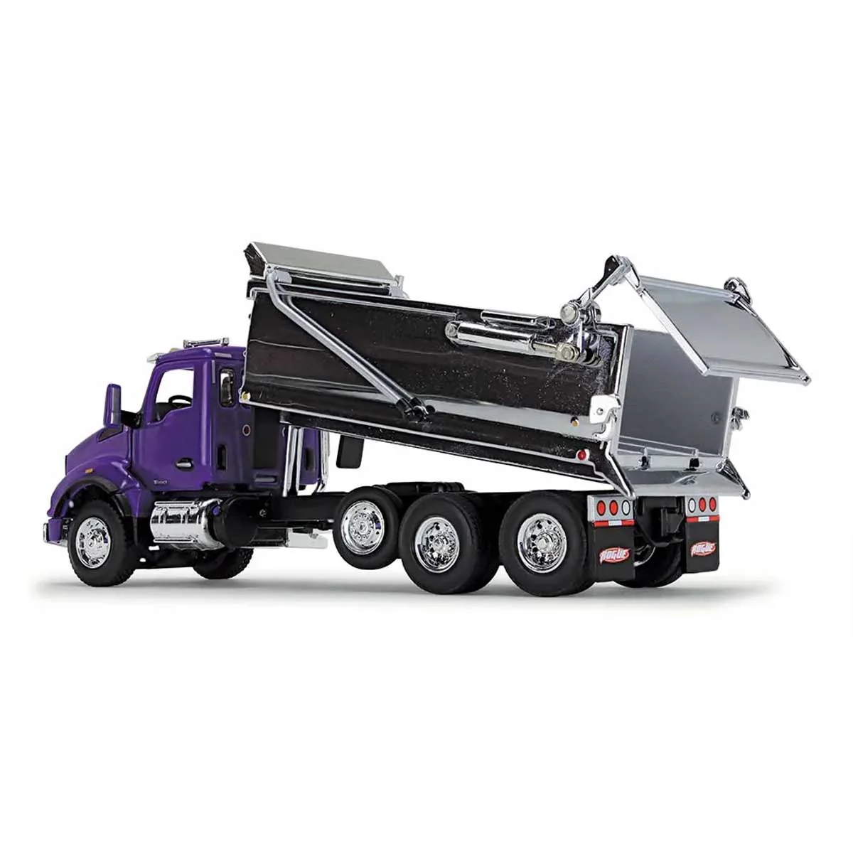 1/64 Purple Chrome Kenworth T880 Rogue Dump, DCP by First Gear - Image 3