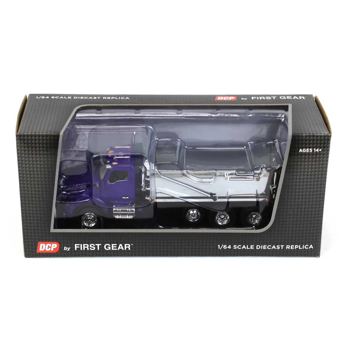 1/64 Purple Chrome Kenworth T880 Rogue Dump, DCP by First Gear - Image 5