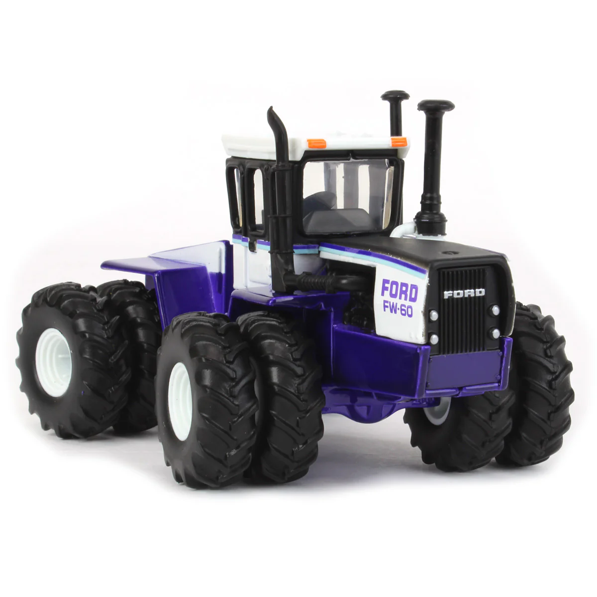 1/64 Purple Ford FW-60 4WD Tractor with Front & Rear Duals - Image 2