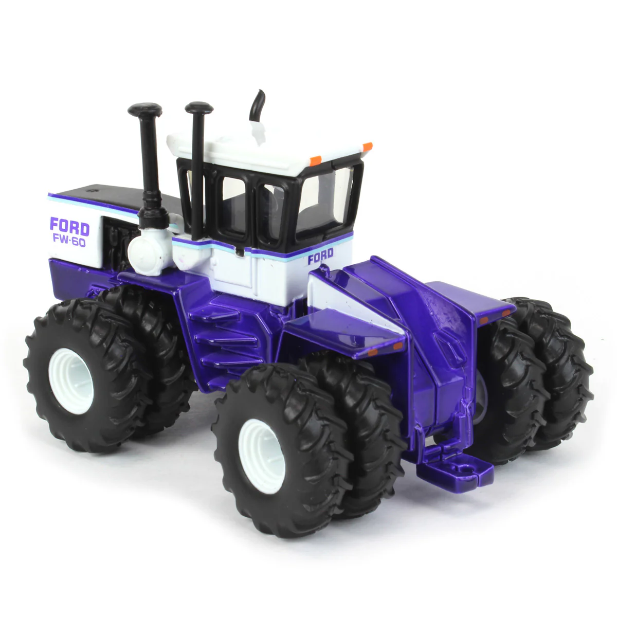 1/64 Purple Ford FW-60 4WD Tractor with Front & Rear Duals - Image 4