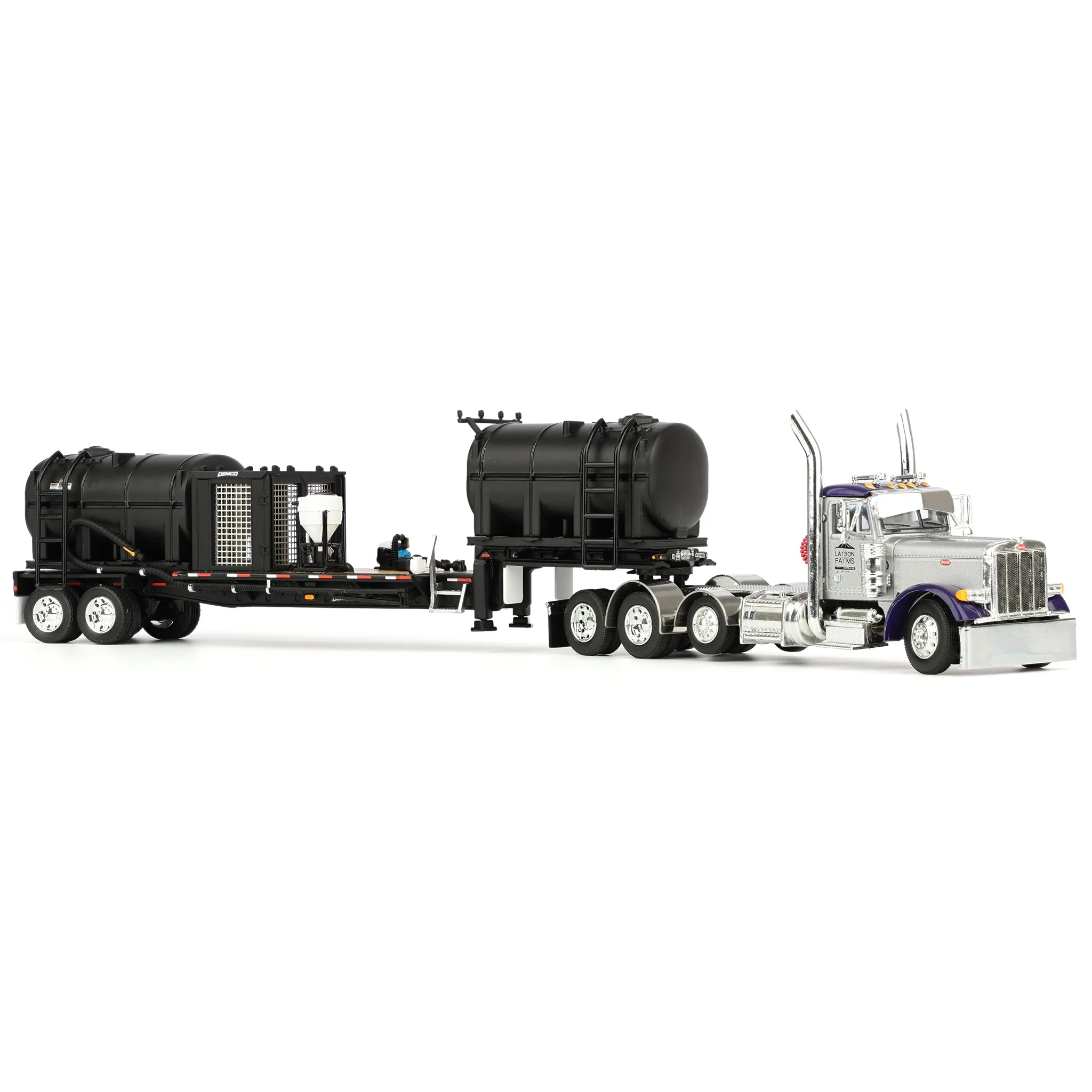 1/64 "Purple Pete" Peterbilt 379 with DEMCO 42ft Liquid Fertilizer Tender Trailer, 2025 NTT'NC Show, DCP by First Gear - Image 2