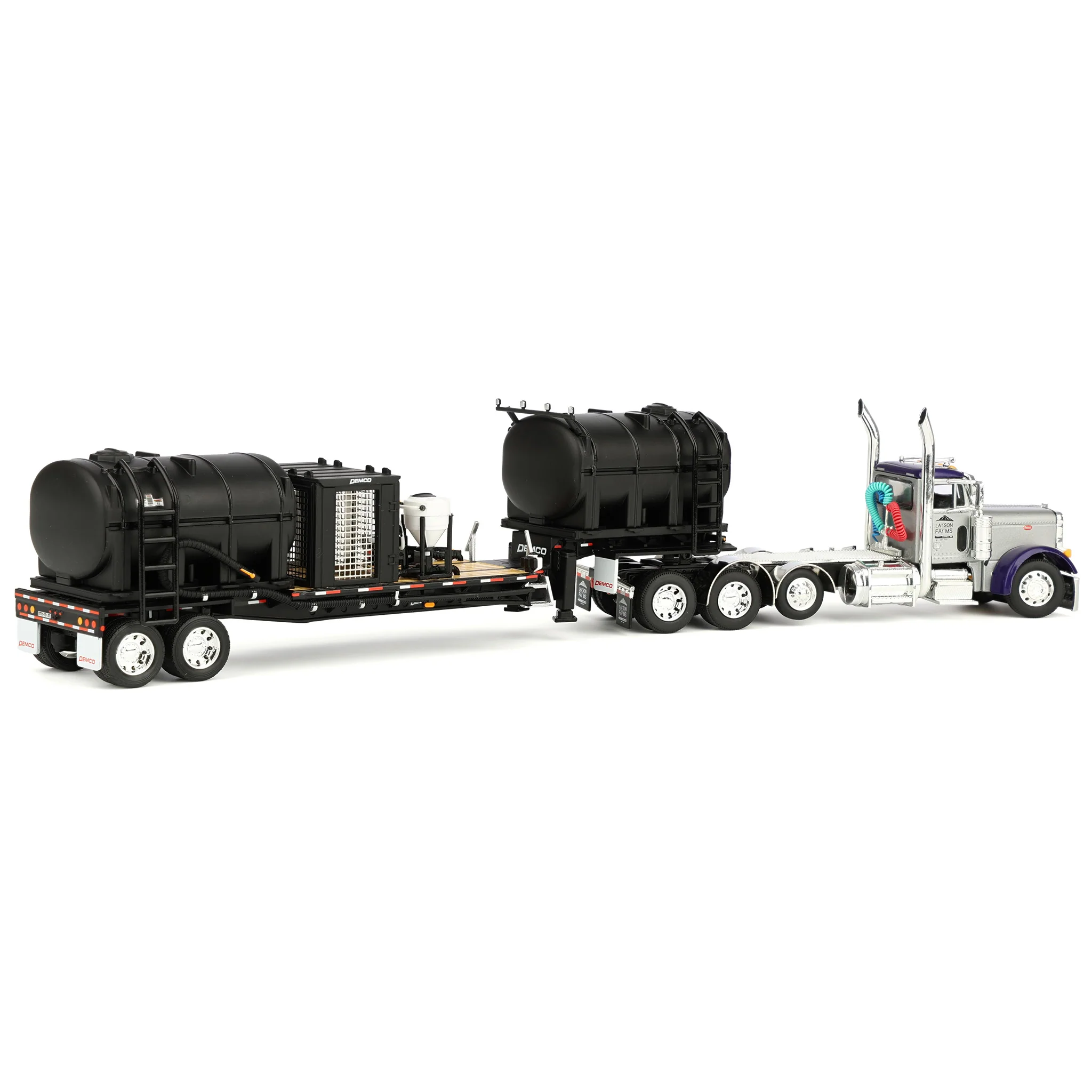 1/64 "Purple Pete" Peterbilt 379 with DEMCO 42ft Liquid Fertilizer Tender Trailer, 2025 NTT'NC Show, DCP by First Gear - Image 3