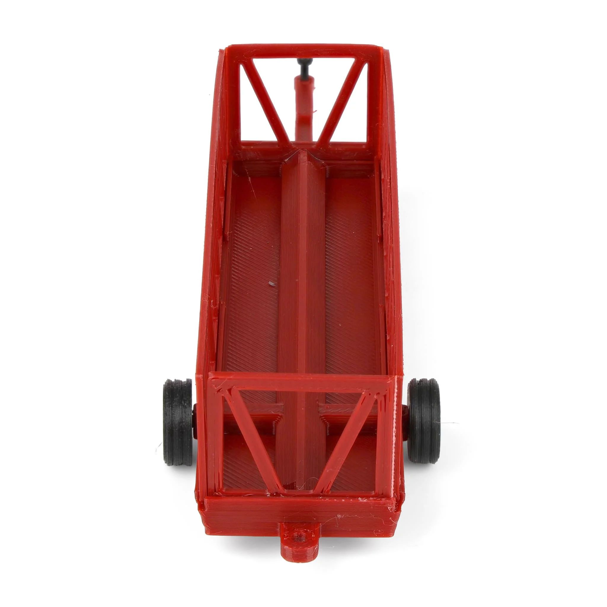 1/64 Red 20ft Portable Cattle Feeder, 3D Printed - Image 4