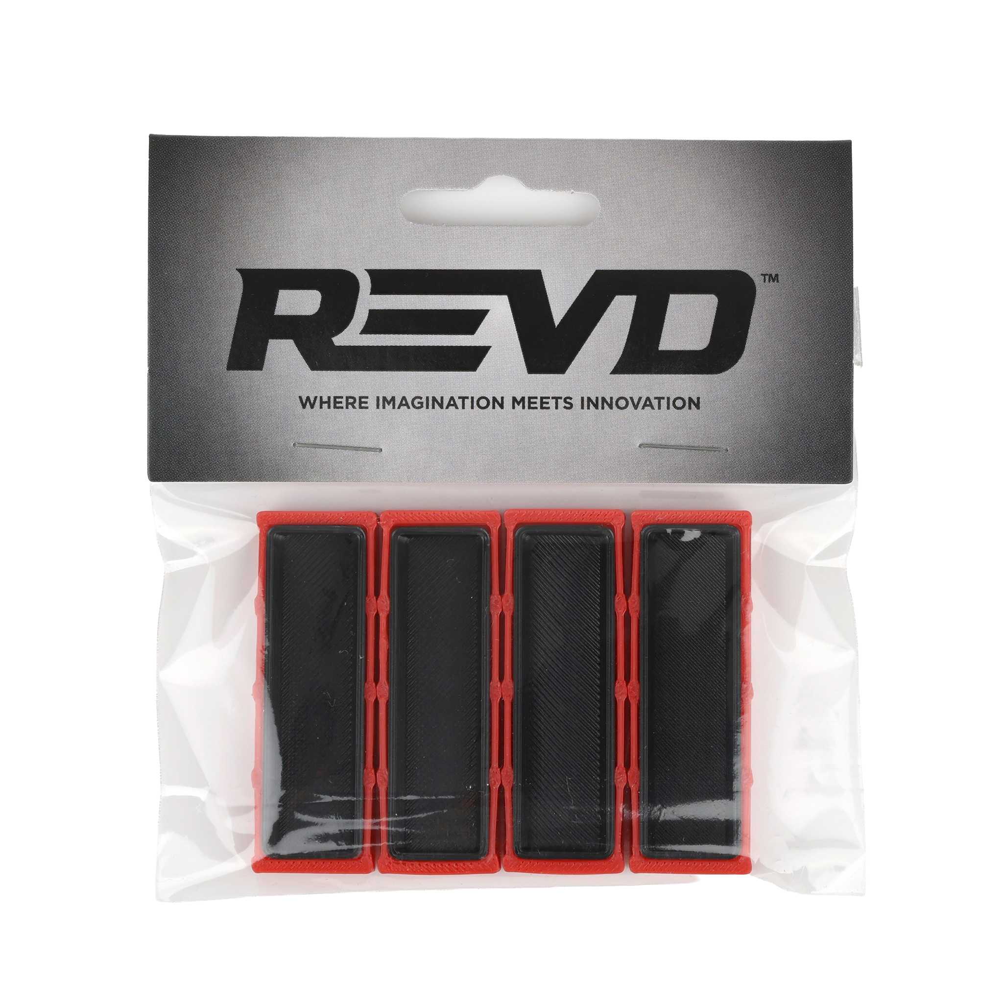 1/64 Red & Black Cattle Feed Trough 4-Pack by REVD Toys, 3D Printed - Image 8