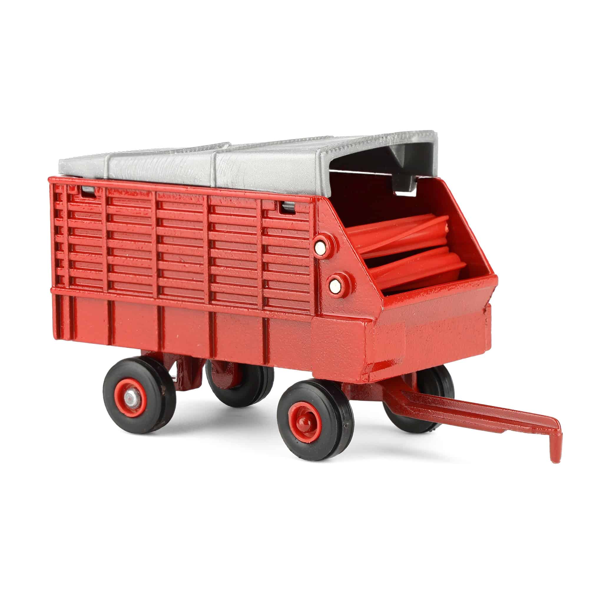 1/64 Red Diecast Forage Wagon with Red Rims - Image 2
