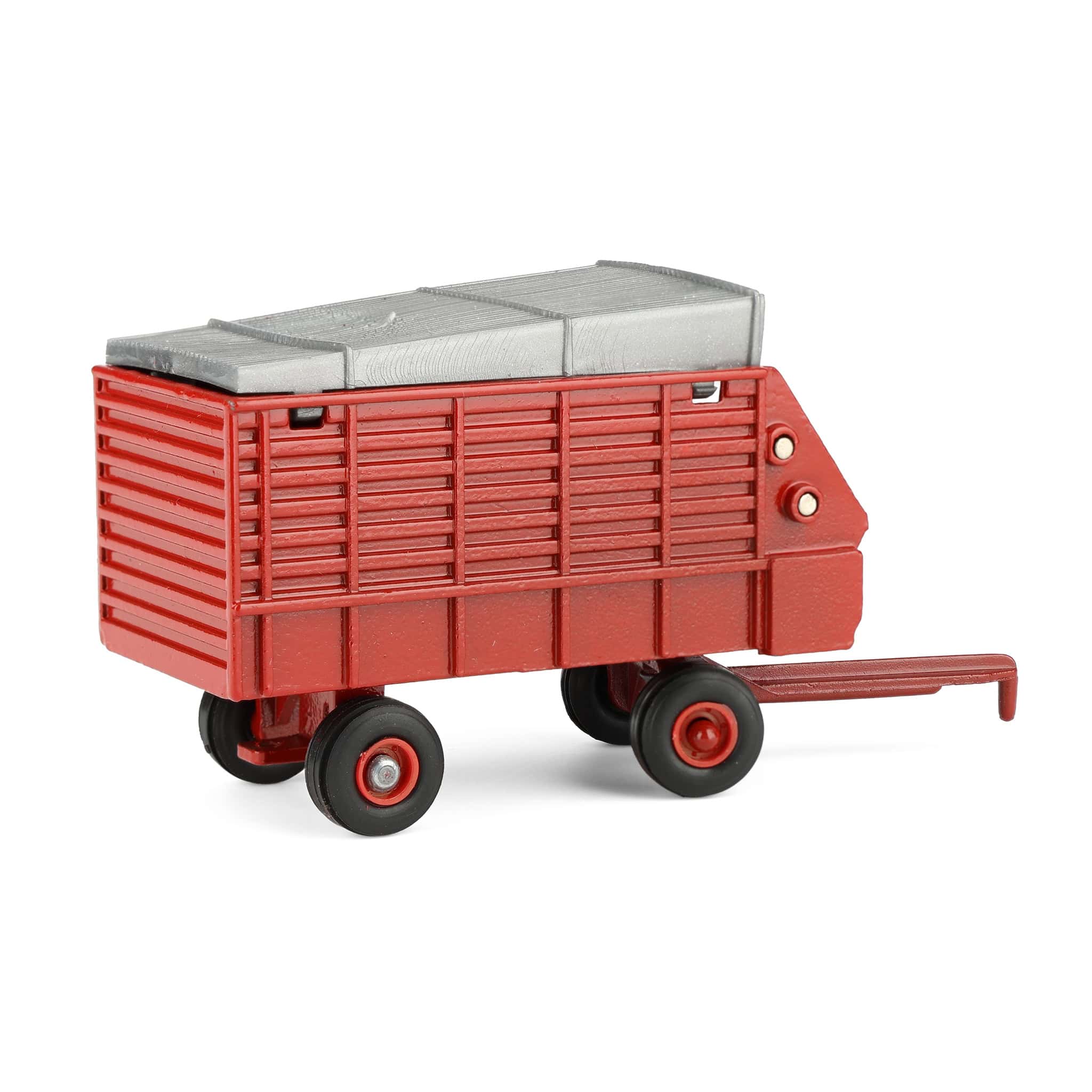 1/64 Red Diecast Forage Wagon with Red Rims - Image 3