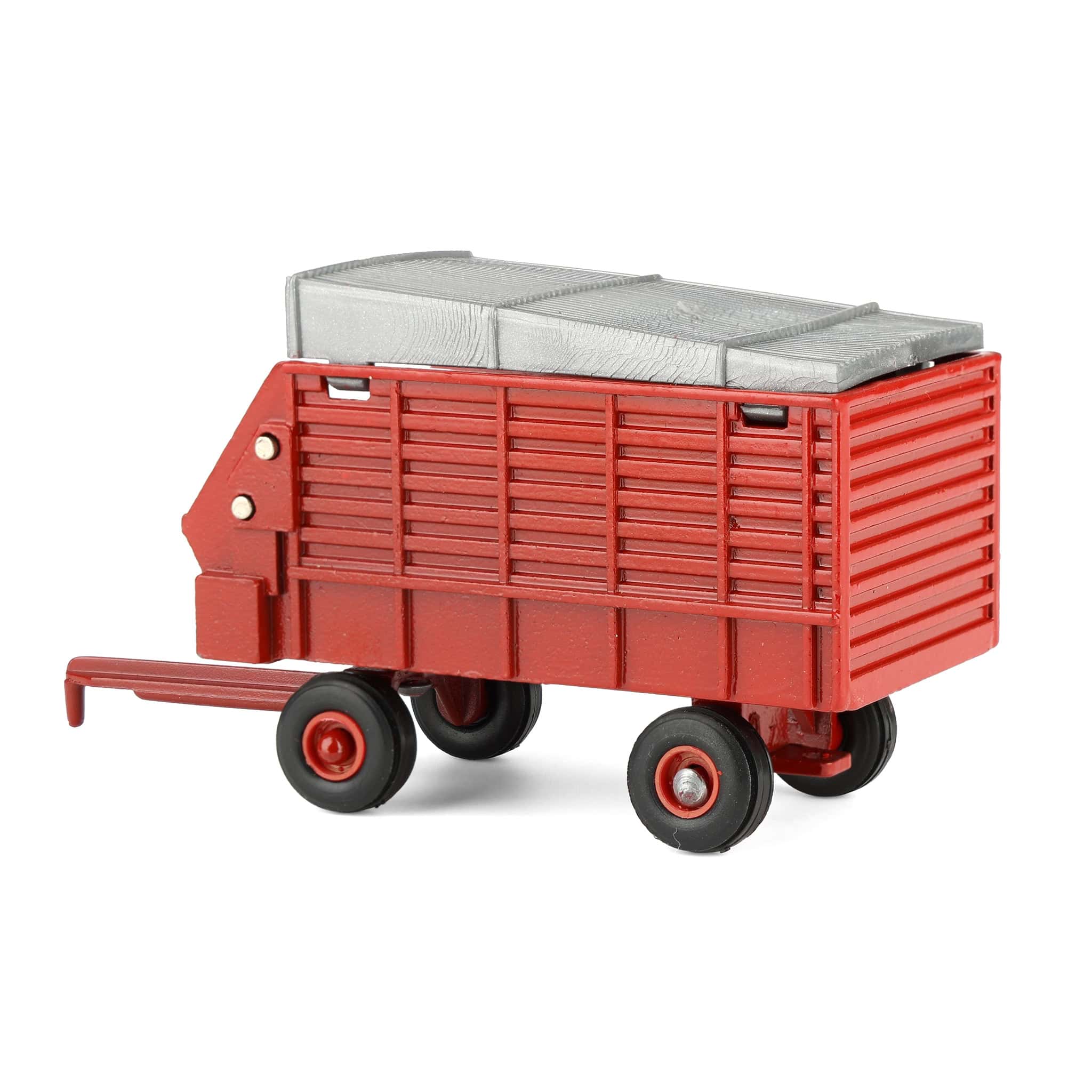 1/64 Red Diecast Forage Wagon with Red Rims - Image 4