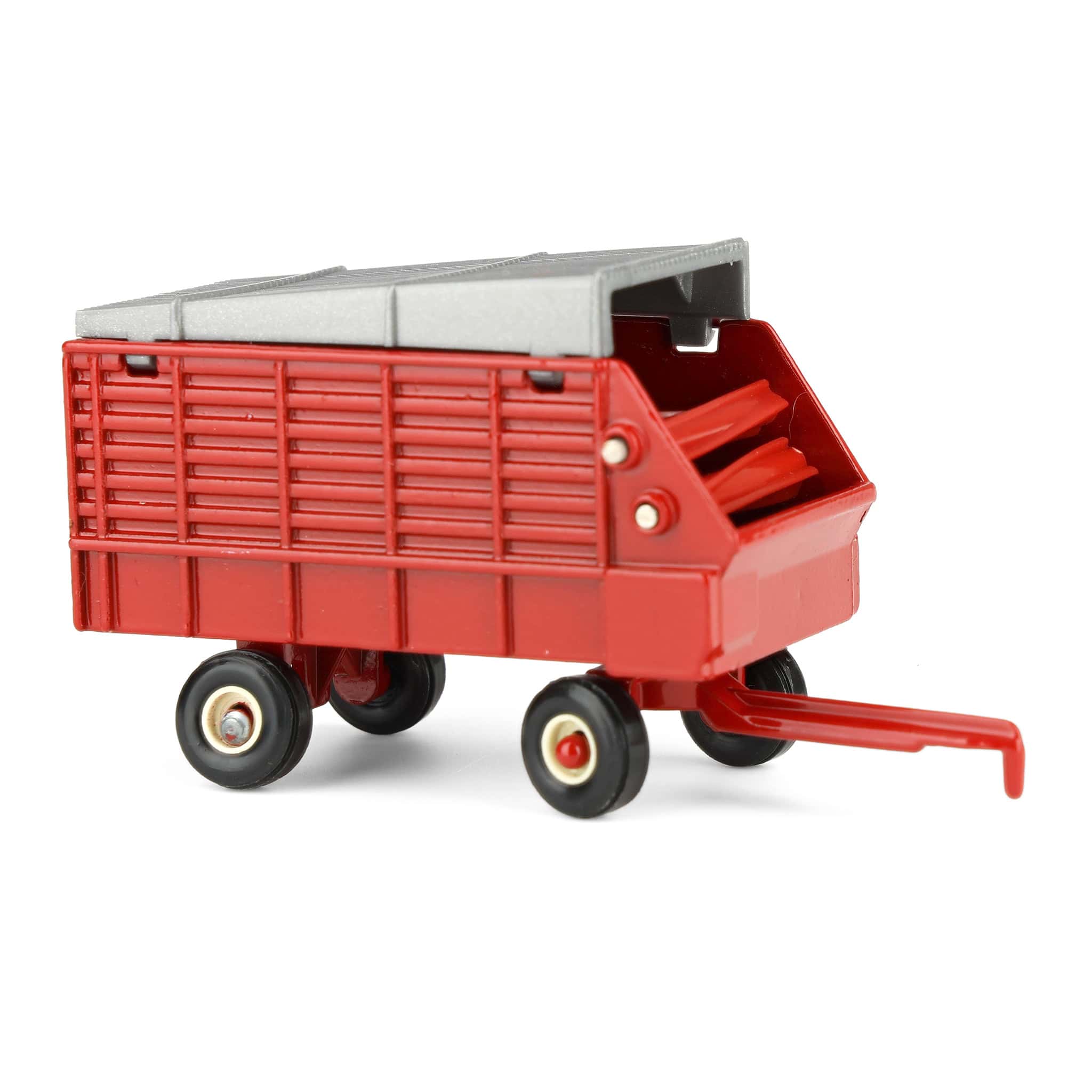 1/64 Red Diecast Forage Wagon with Cream Rims - Image 2