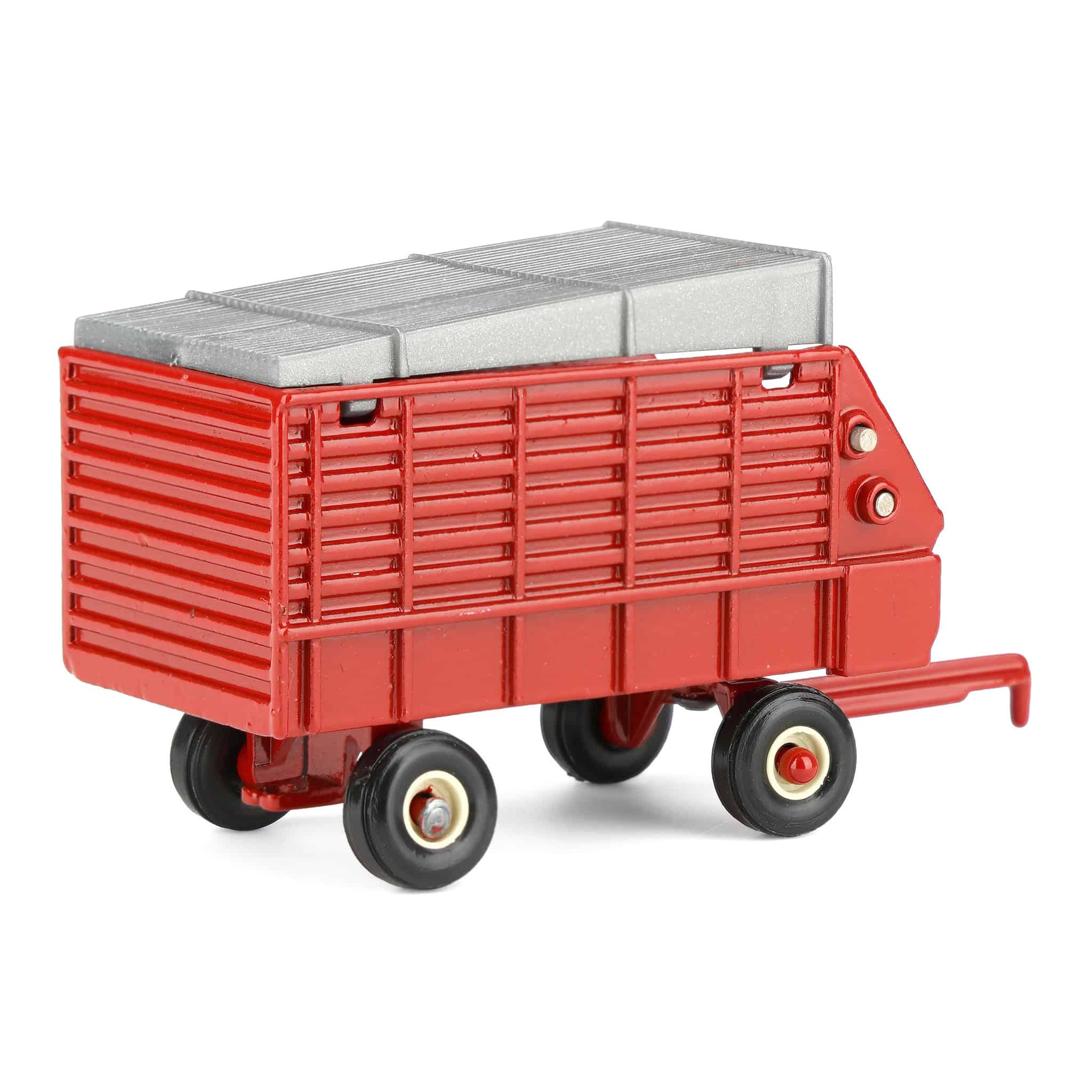1/64 Red Diecast Forage Wagon with Cream Rims - Image 3