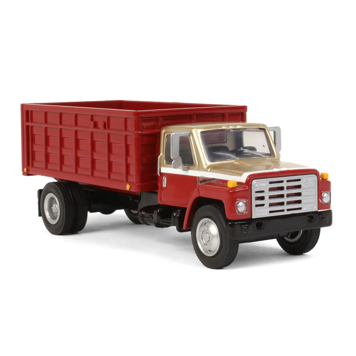 1/64 1982 International S1954 Grain Truck with Red & Gold Cab by SpecCast - Image 2