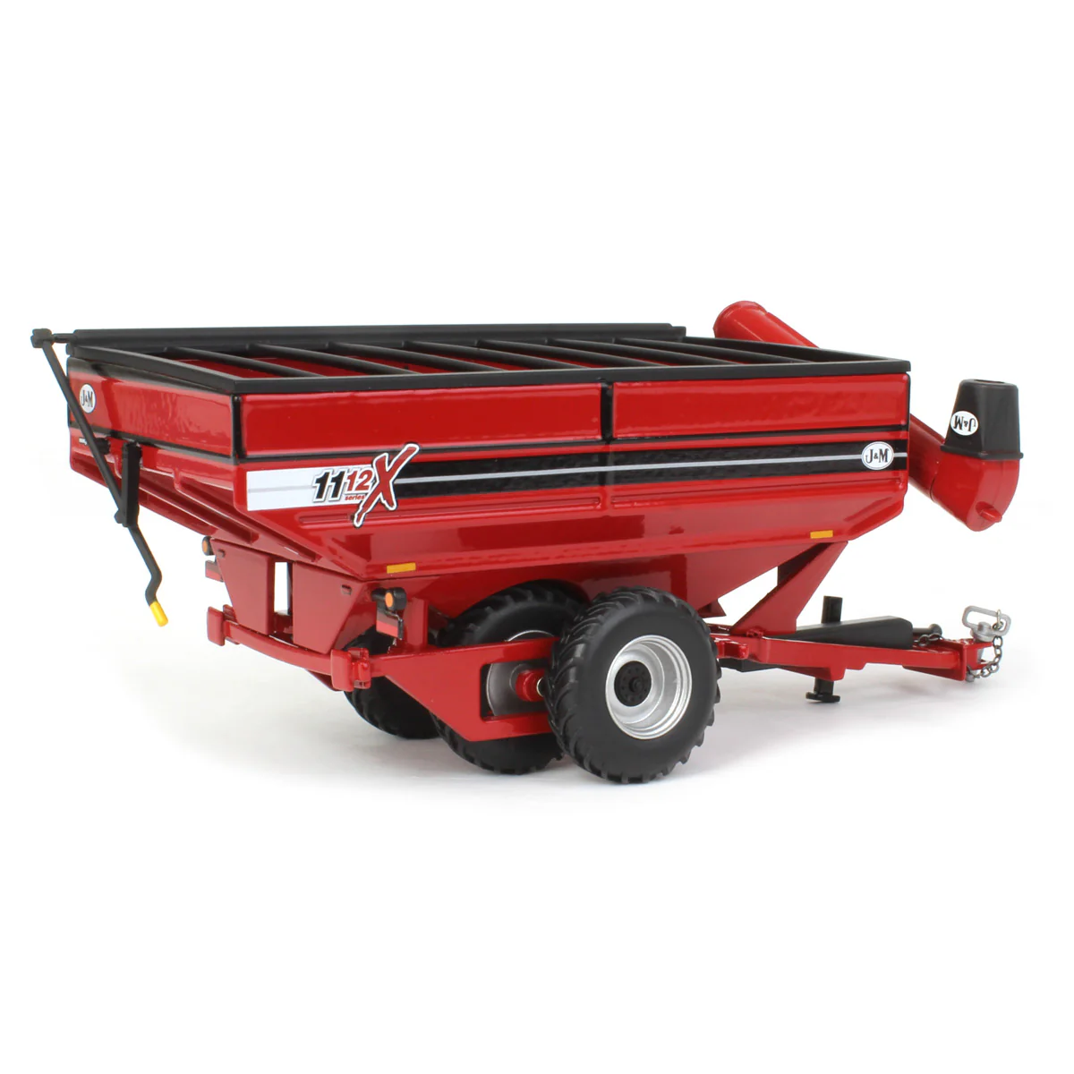 1/64 Red J&M 1112 X-Tended Reach Grain Cart with Tandem Walking Duals - Image 3