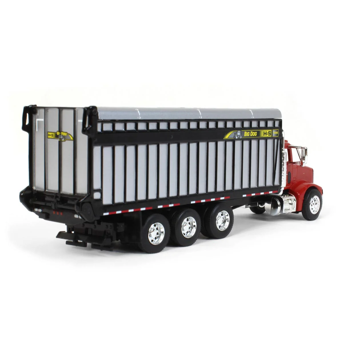 1/64 Red Peterbilt 385 Truck with H&S Big Dog 1226 Forage Box by SpecCast, Exclusive HFE Edition - Image 3