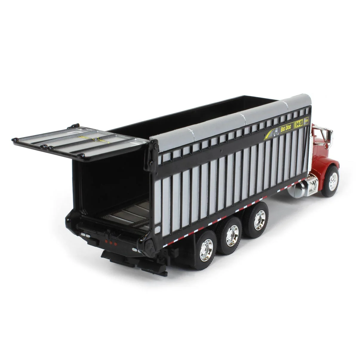 1/64 Red Peterbilt 385 Truck with H&S Big Dog 1226 Forage Box by SpecCast, Exclusive HFE Edition - Image 5