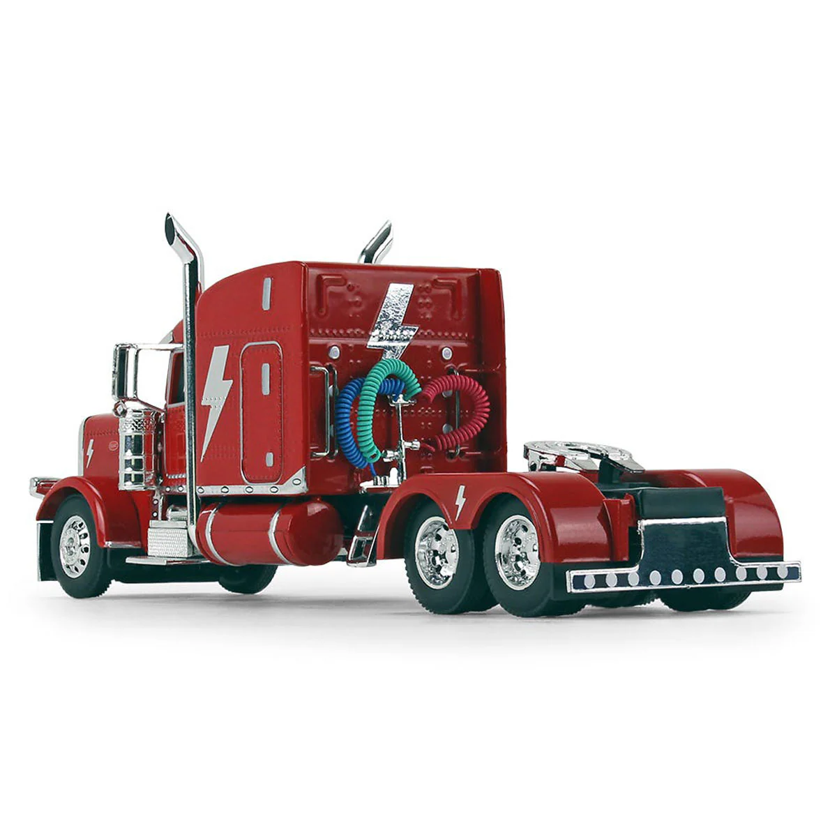 1/64 Peterbilt 389 Semi Truck with Kentucky Moving Trailer, AC/DC PWR/UP, DCP by First Gear - Image 4