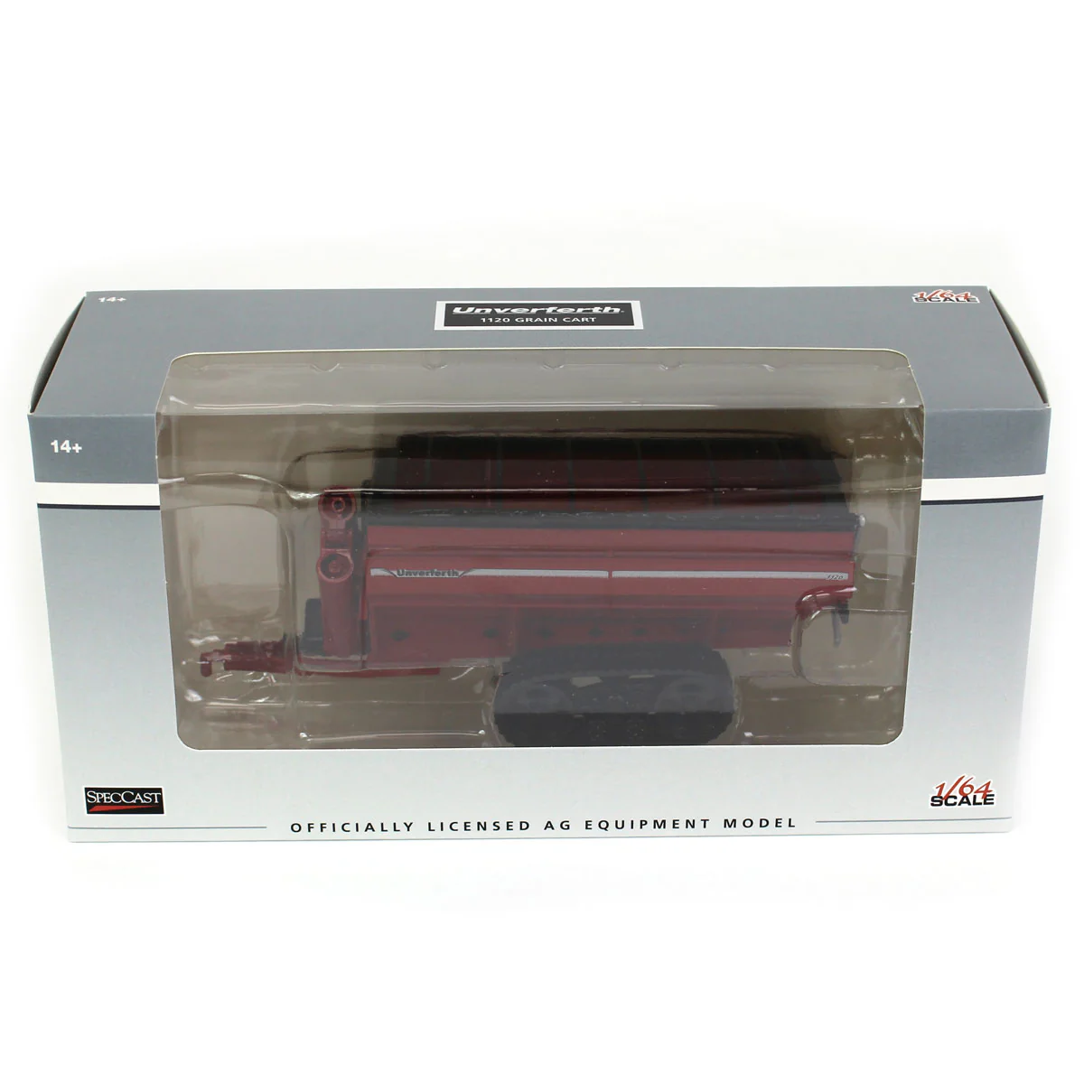 1/64 Unverferth 1120 Grain Cart with Tracks by SpecCast, Red - Image 5