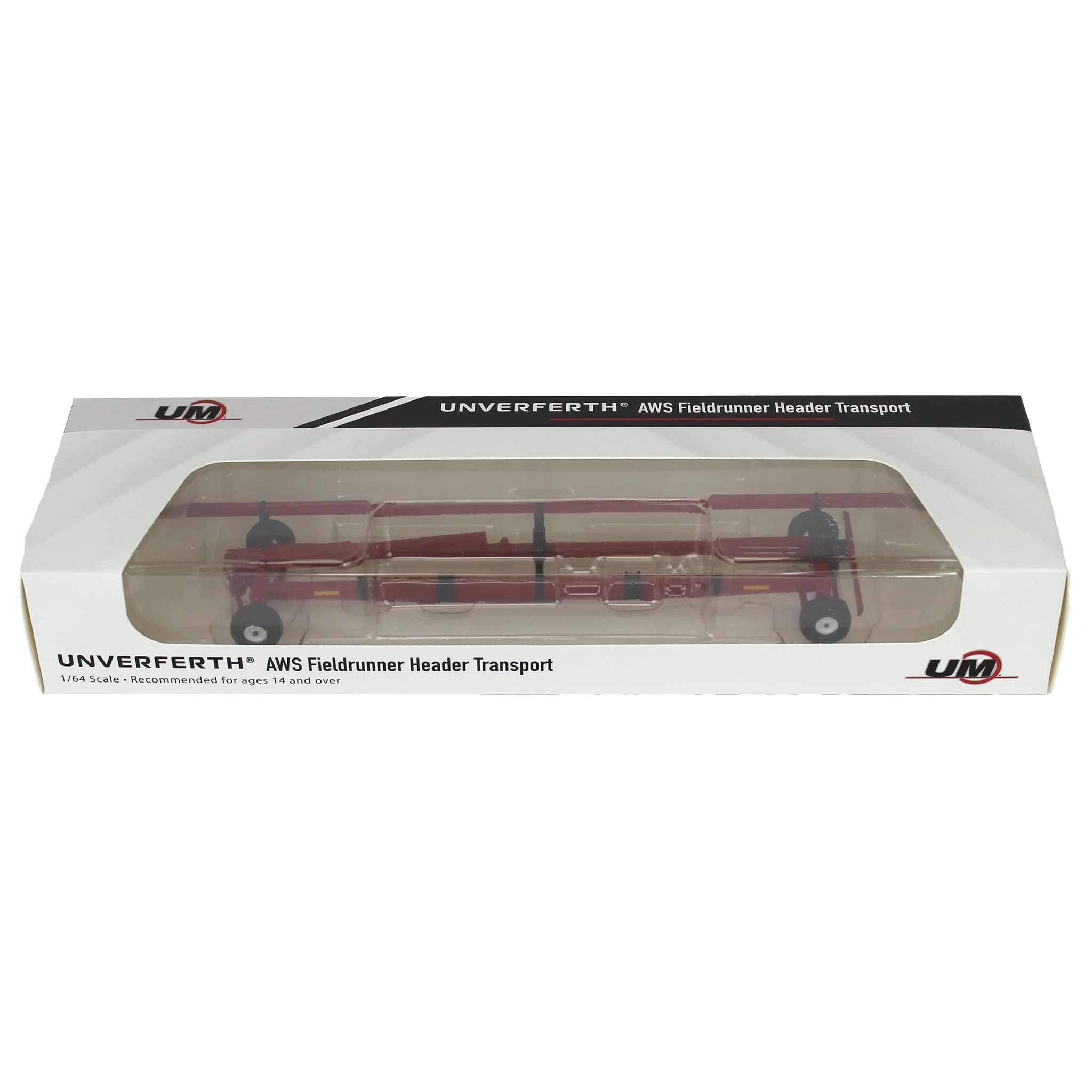 1/64 Unverferth AWS Fieldrunner Header Trailer by SpecCast, Red - Image 5