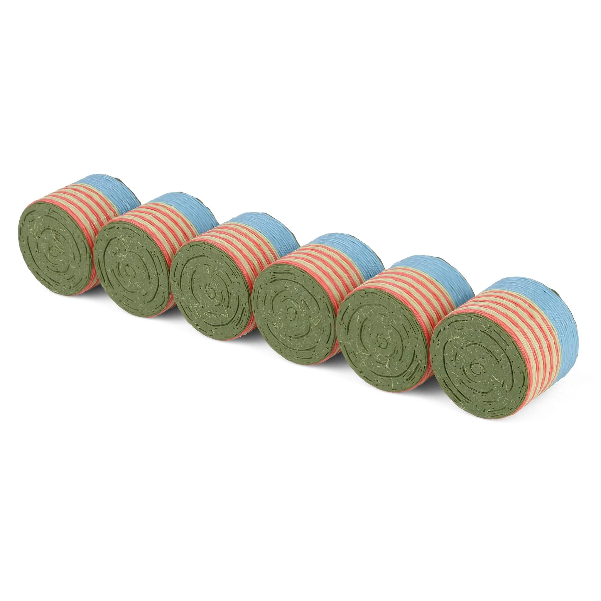 1/64 Round Freedom Wrap Hay Bales 6-Pack by REVD Toys, 3D Printed - Image 3