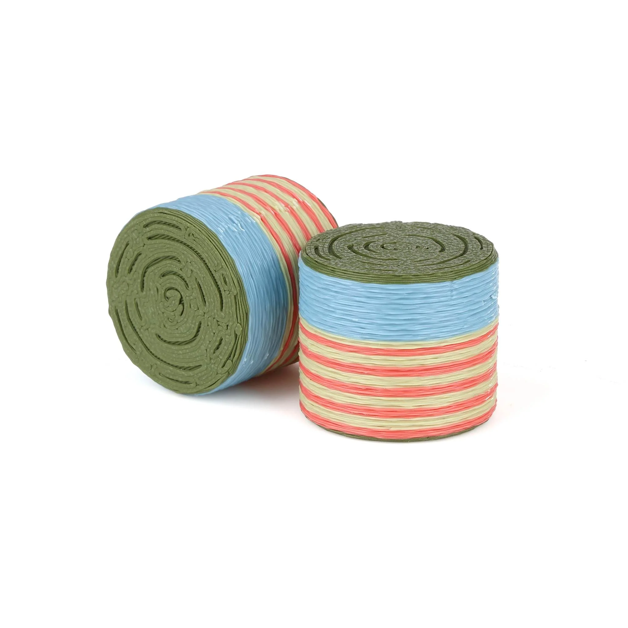 1/64 Round Freedom Wrap Hay Bales 6-Pack by REVD Toys, 3D Printed - Image 4