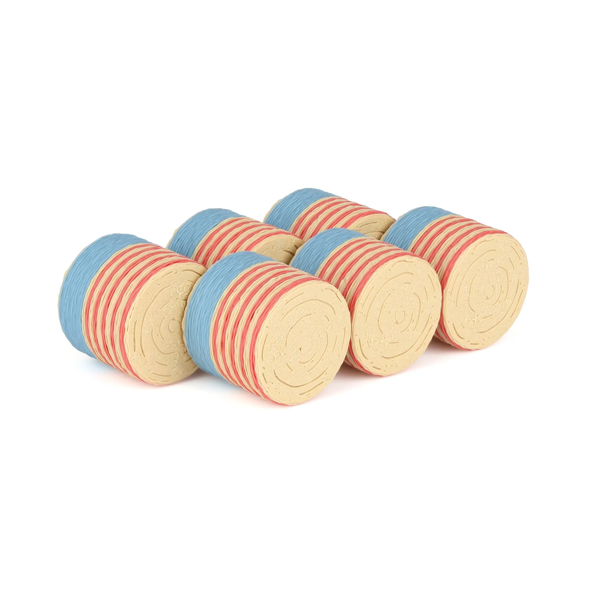 1/64 Round Freedom Wrap Straw Bales 6-Pack by REVD Toys, 3D Printed - Image 5