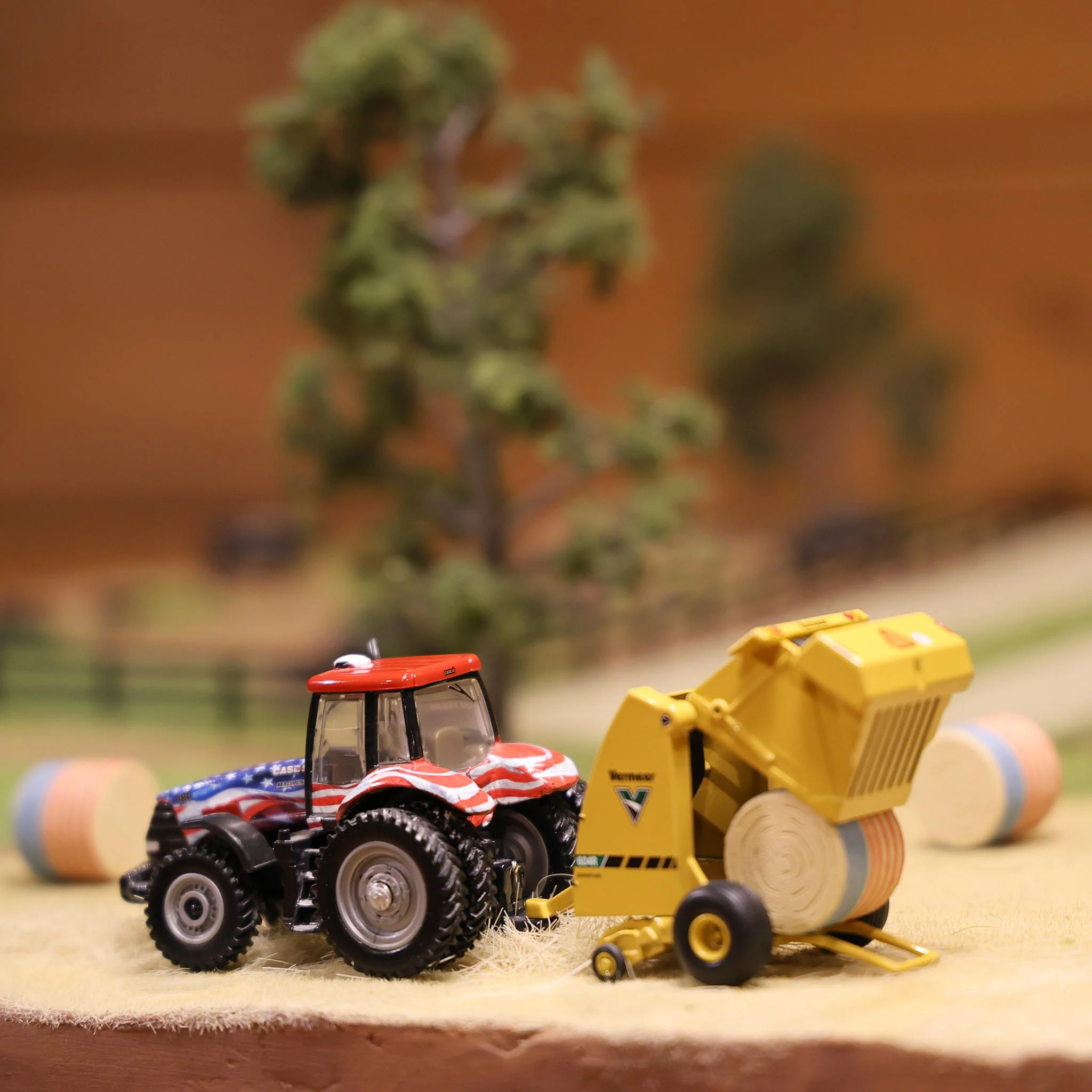 1/64 Round Freedom Wrap Straw Bales 6-Pack by REVD Toys, 3D Printed - Image 7