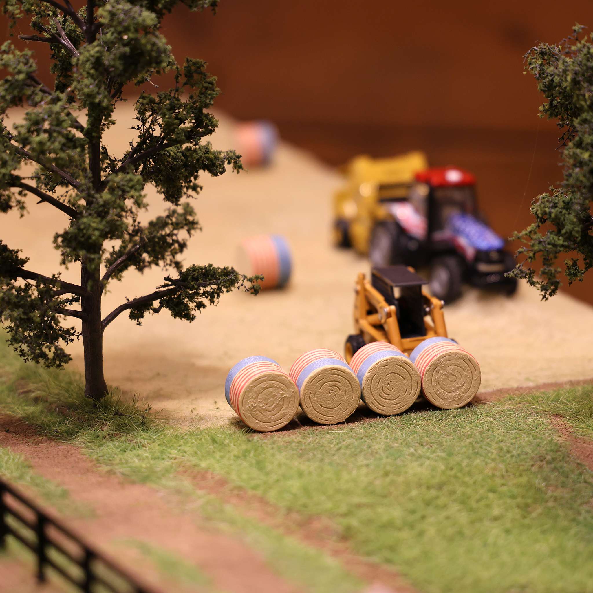 1/64 Round Freedom Wrap Straw Bales 6-Pack by REVD Toys, 3D Printed - Image 8
