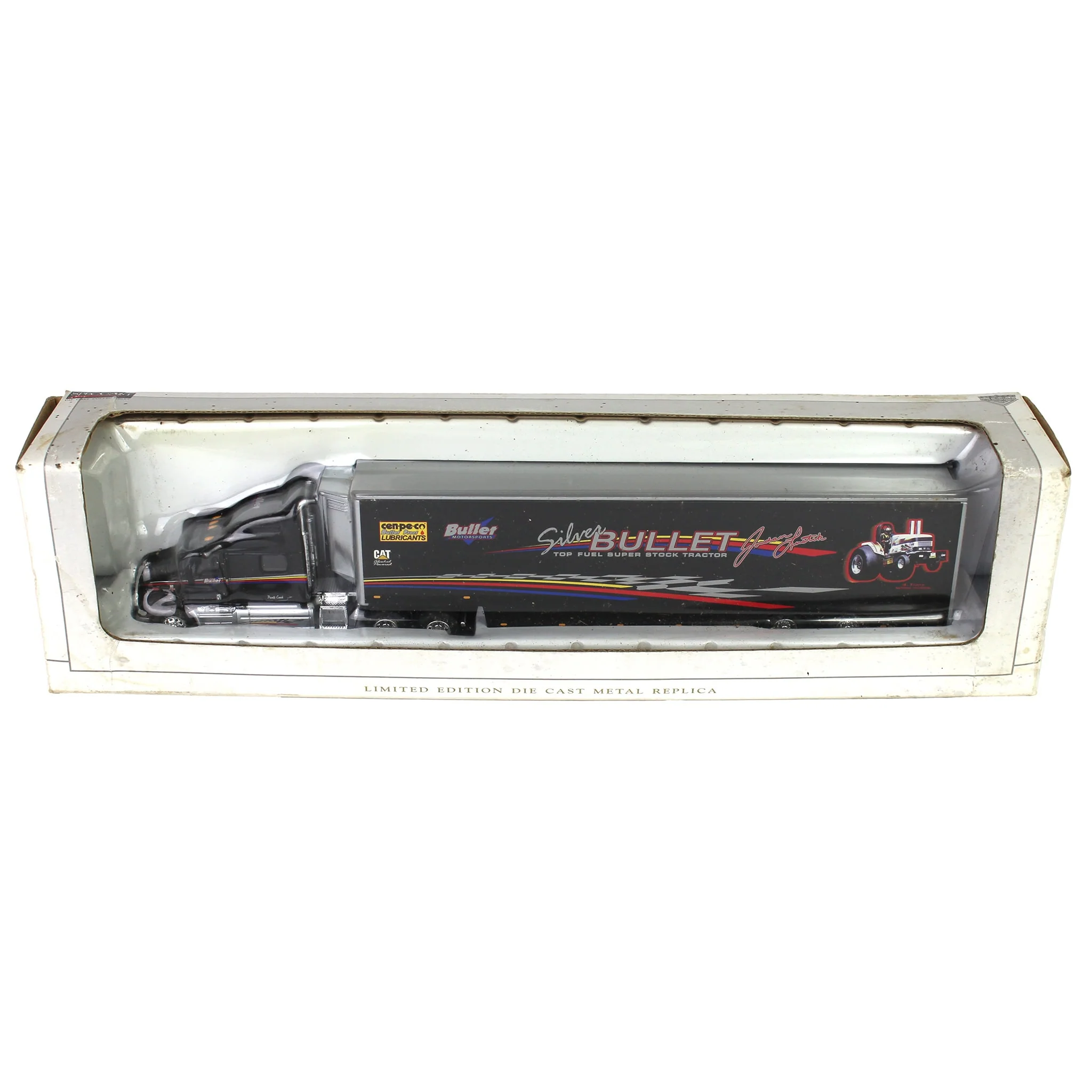 1/64 Silver Bullet Peterbilt 387 with Dropbed Reefer