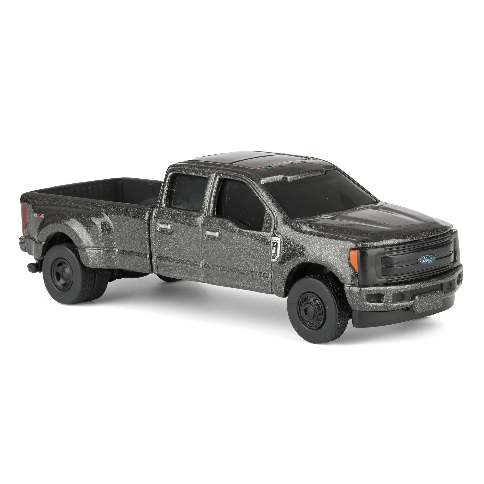 1/64 Silver Ford F-350 Pickup Truck, ERTL Collect N Play - Image 2