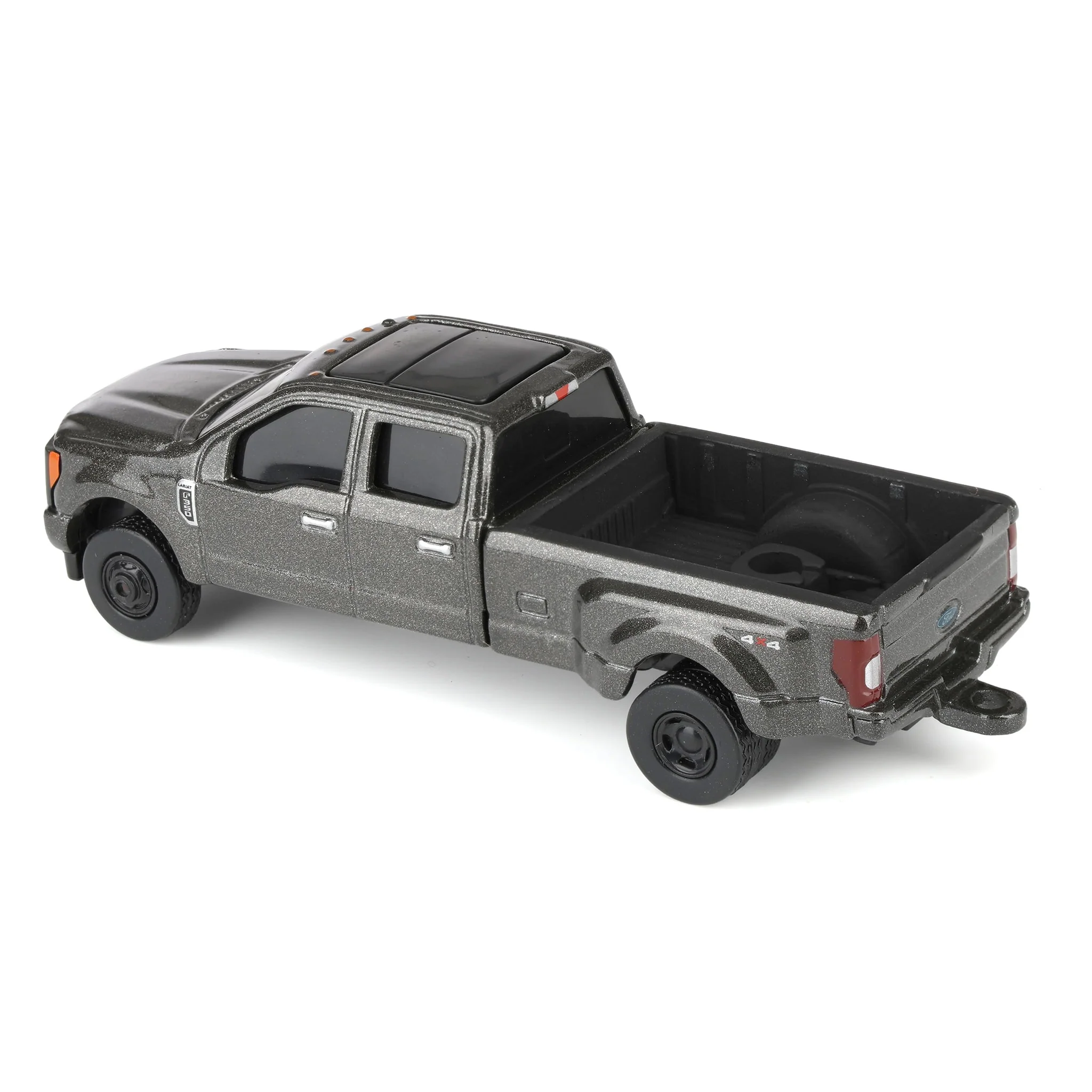 1/64 Silver Ford F-350 Pickup Truck, ERTL Collect N Play - Image 4