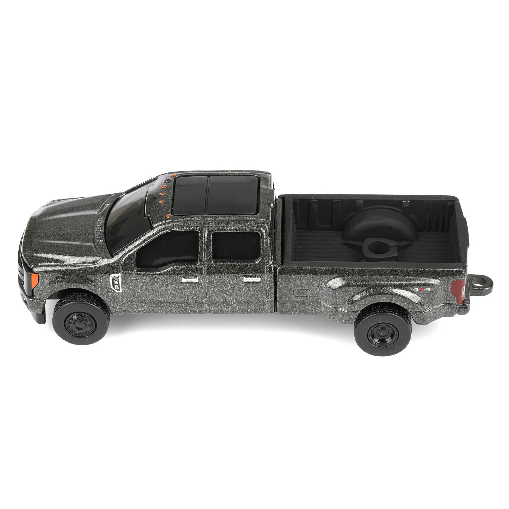 1/64 Silver Ford F-350 Pickup Truck, ERTL Collect N Play - Image 5