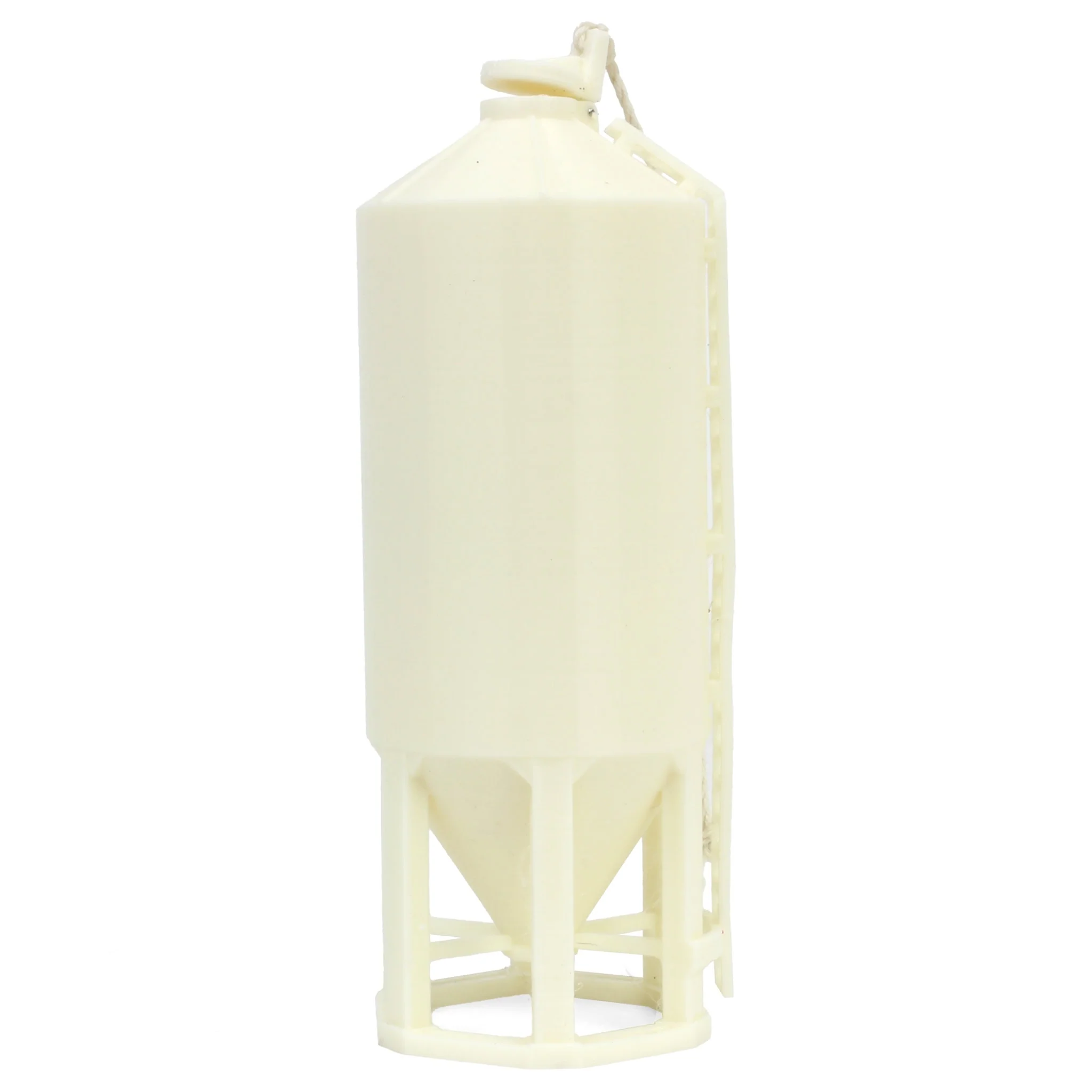1/64 Smooth Wall Multi-Purpose White 1200 Bushel Bin, 3D Printed - Image 3