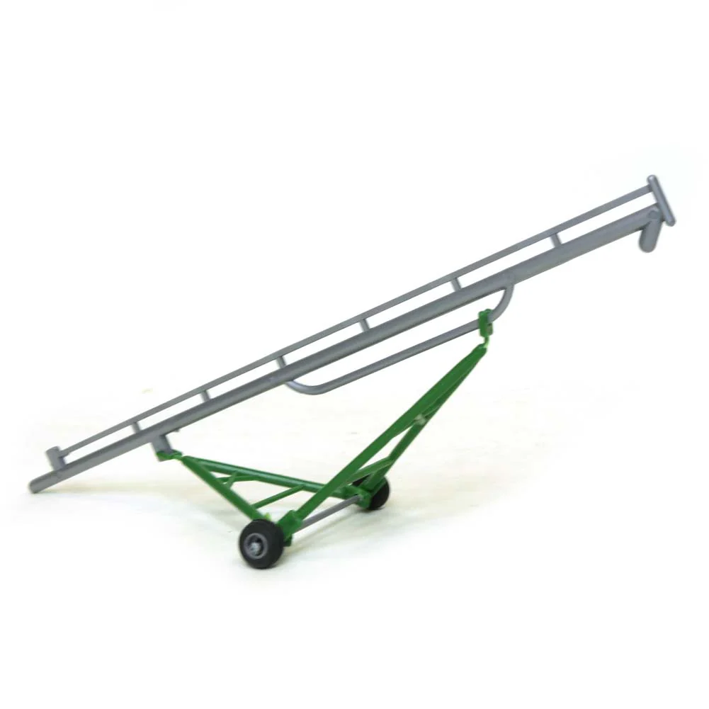 1/64 Green & Silver Plastic Grain Auger (52ft to Scale) by Standi Toys - Image 2